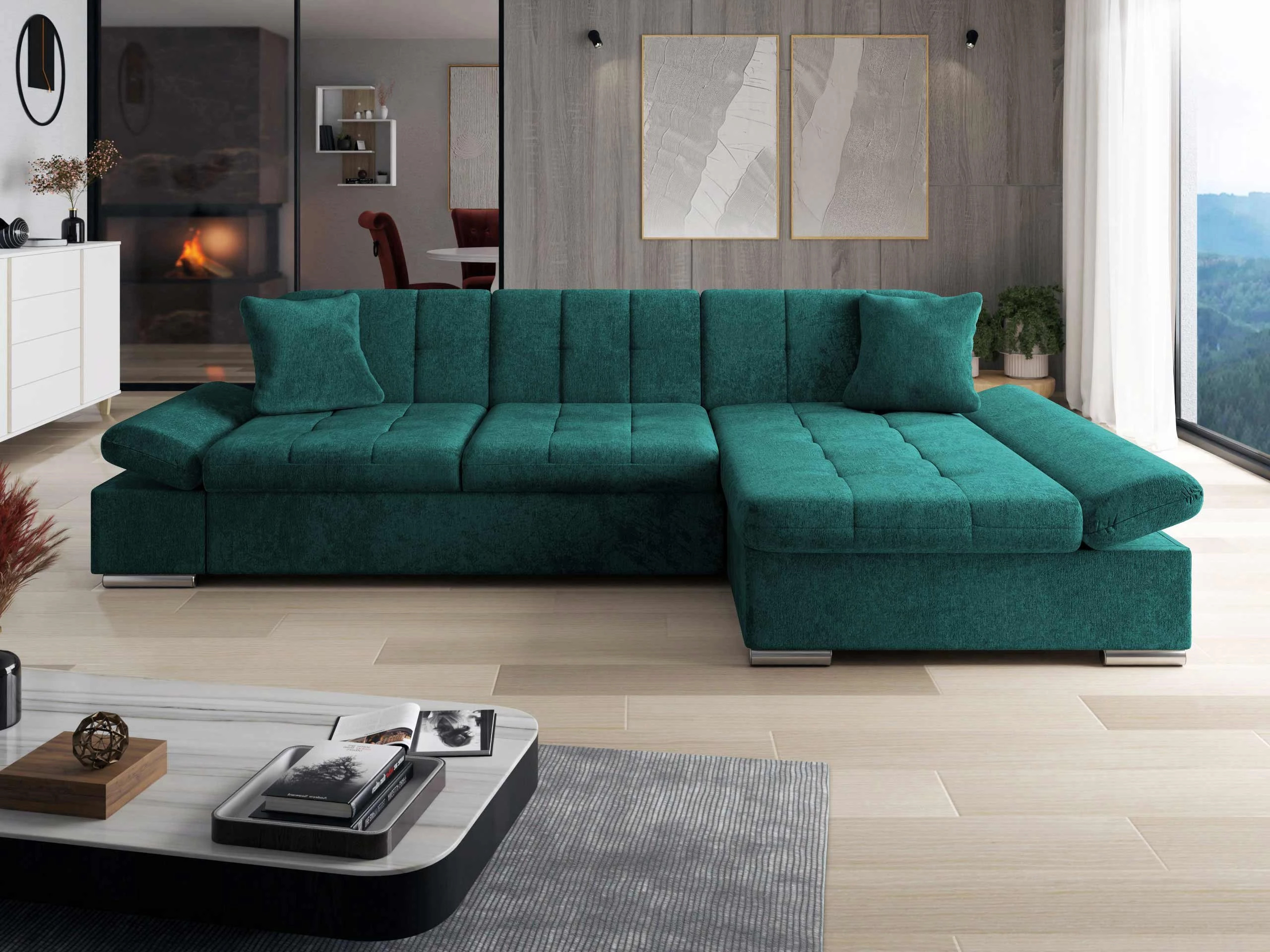 Ъглов диван Comfivo Sanitas I (Clara 215.11)