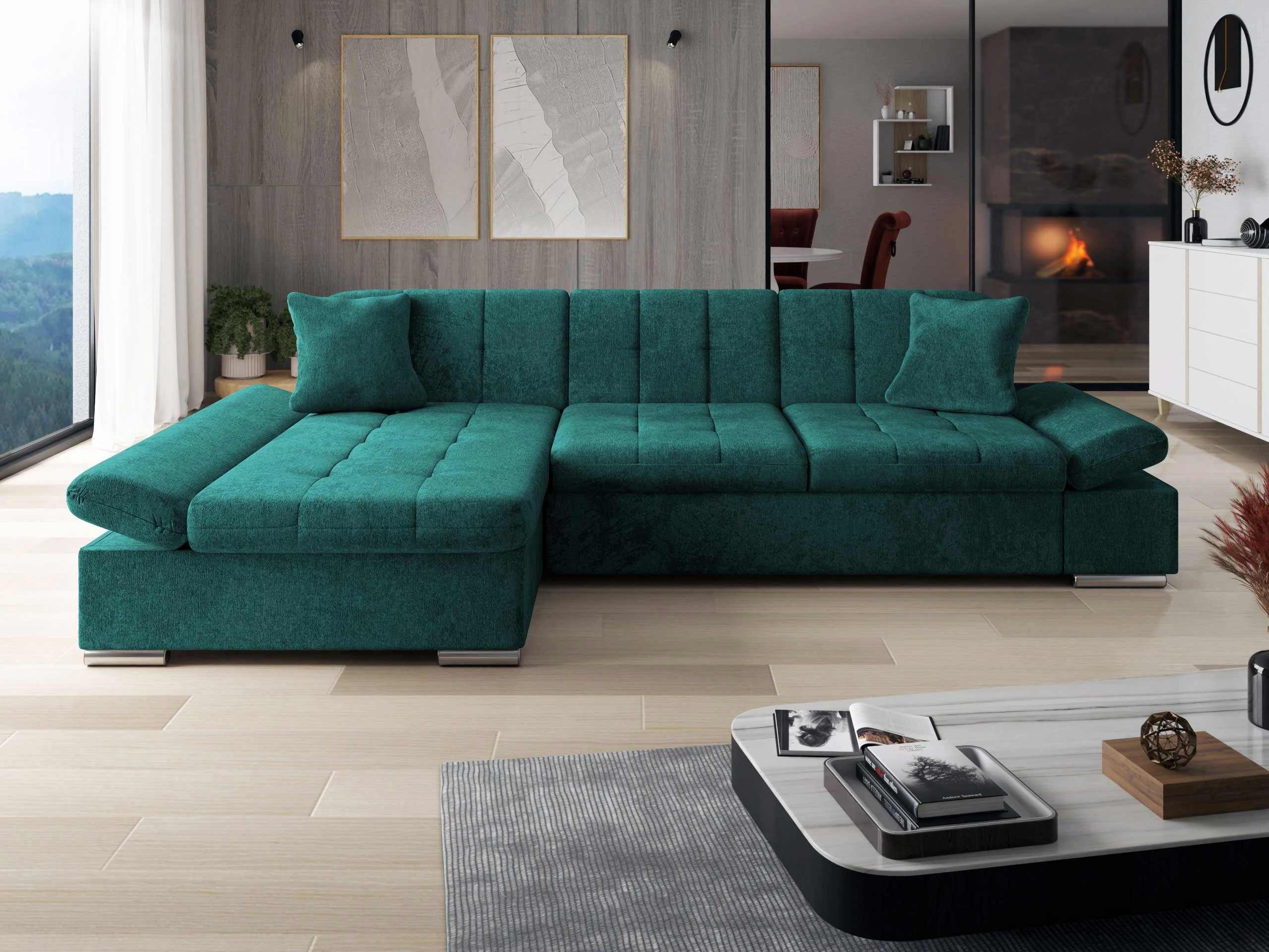 Ъглов диван Comfivo Sanitas I (Clara 215.11)
