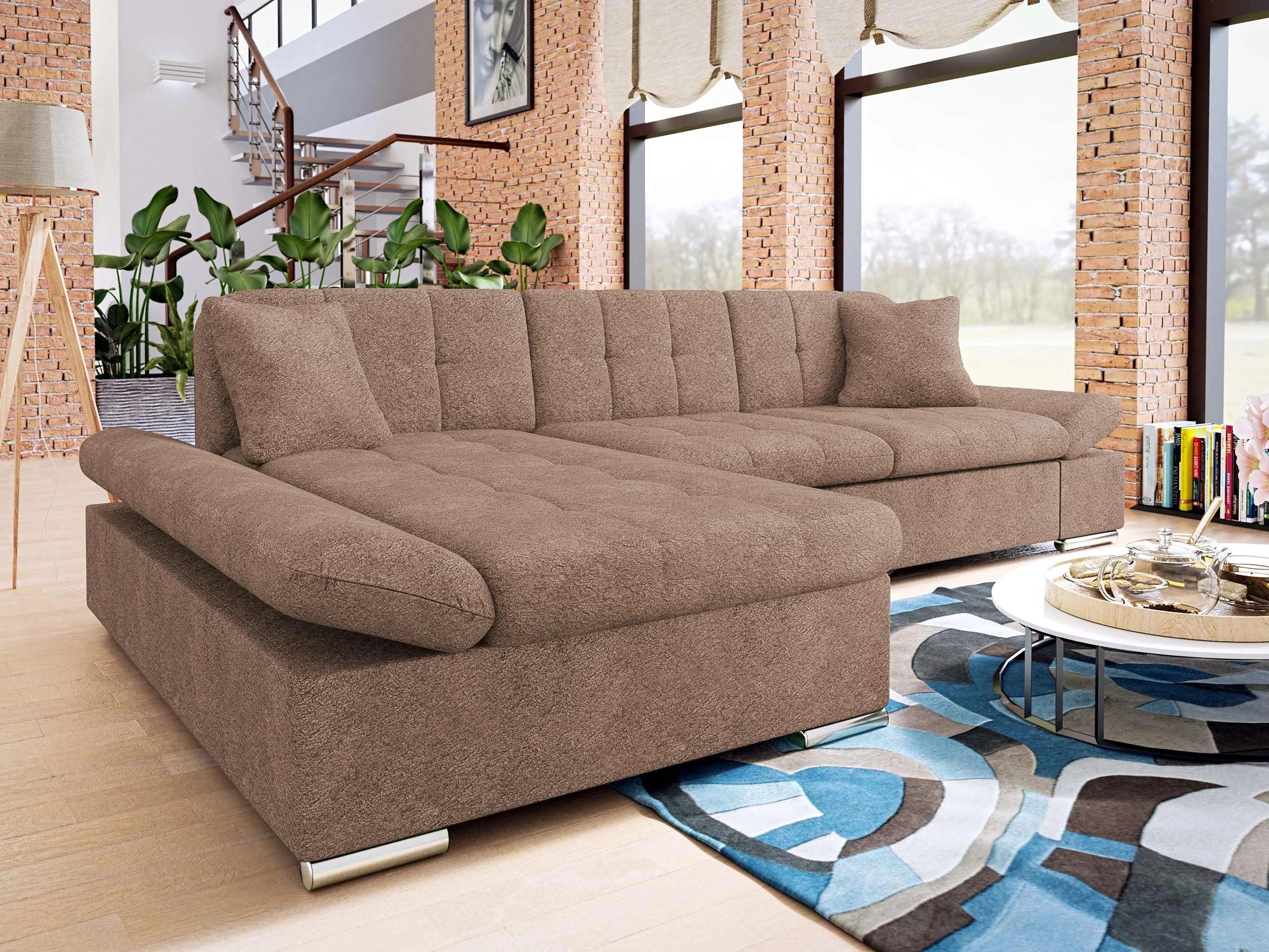 Ъглов диван Comfivo Sanitas I (Coral 45)
