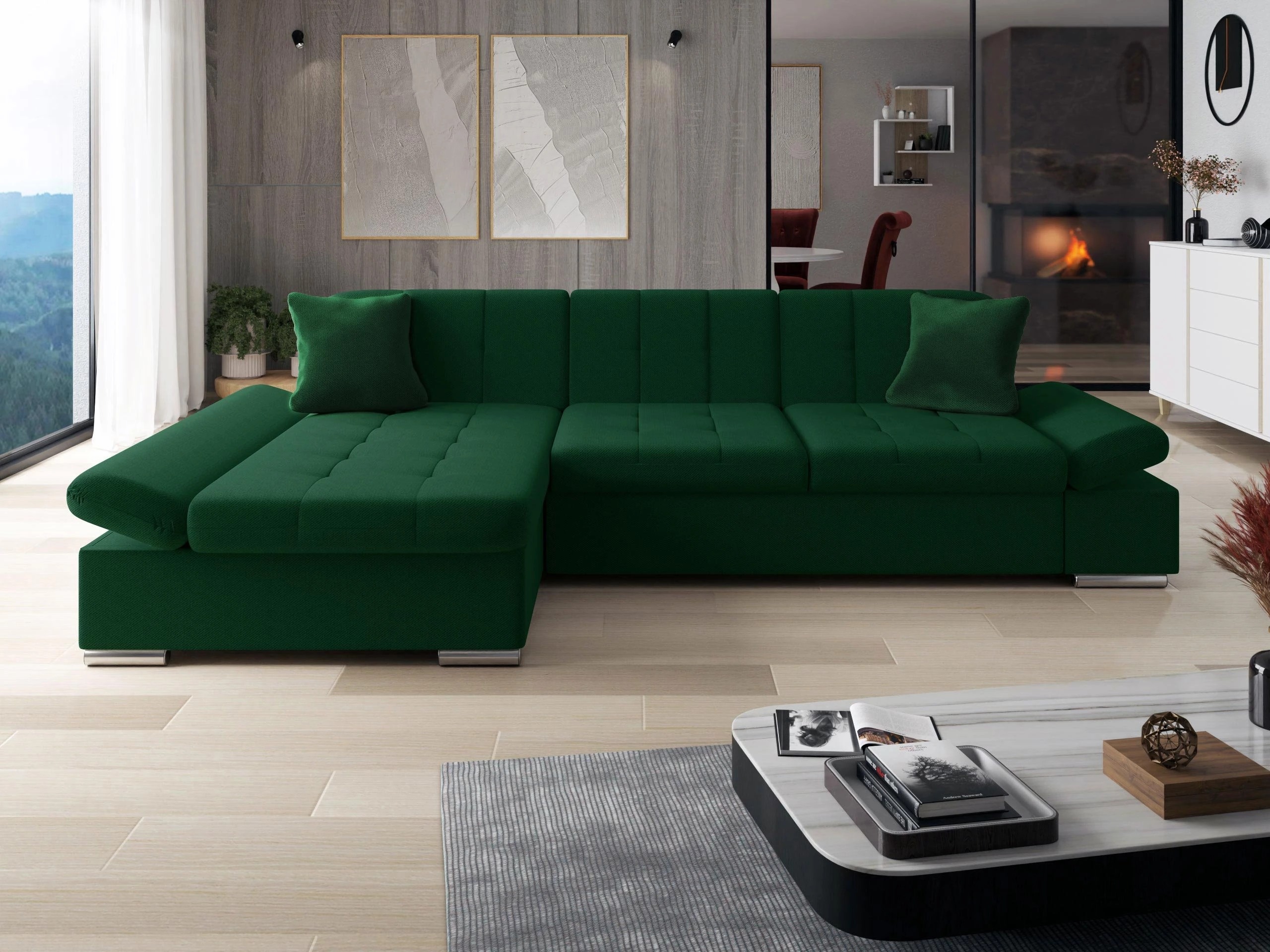 Ъглов диван Comfivo Sanitas I (Kronos 19)