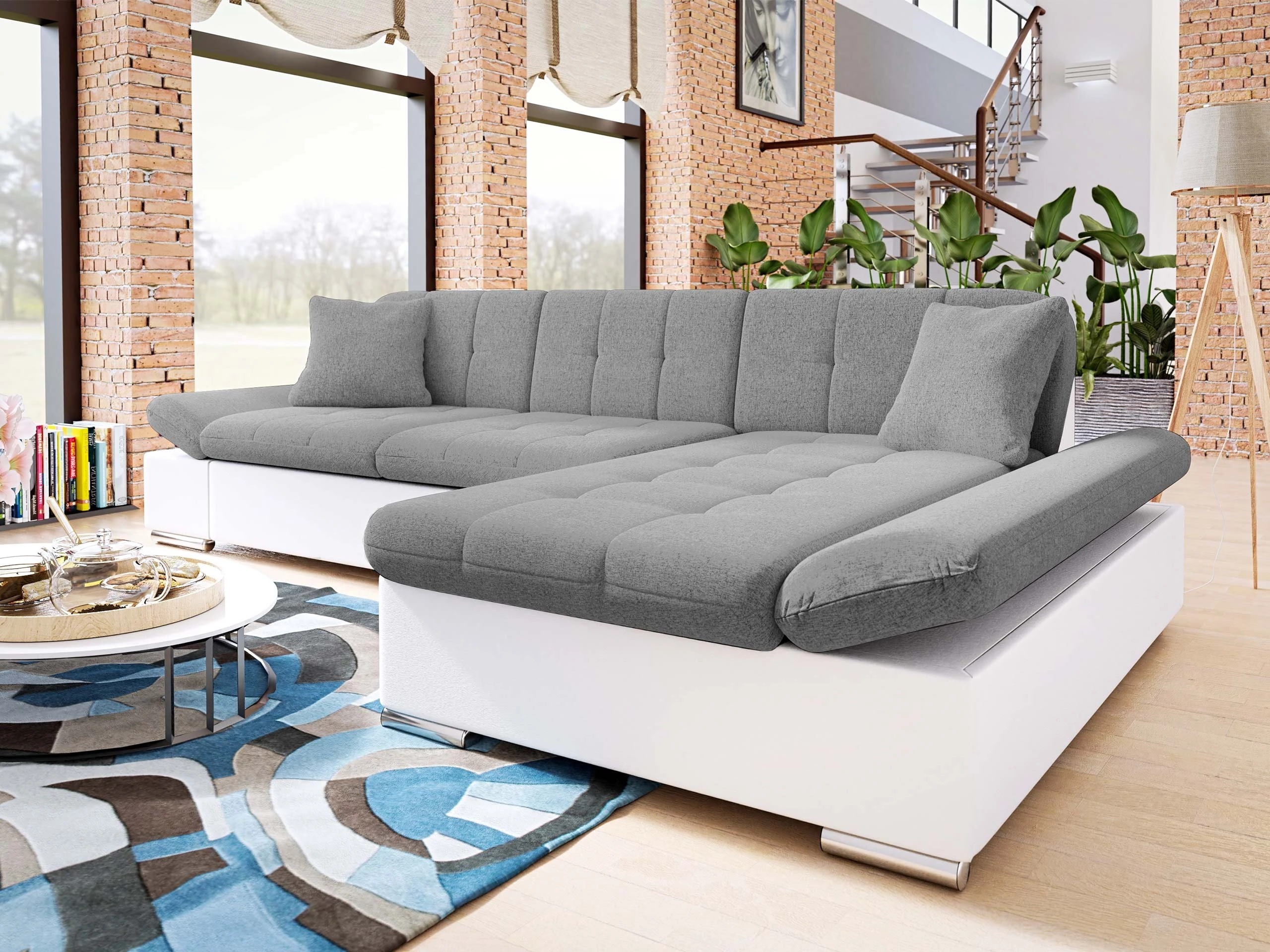 Ъглов диван Comfivo Sanitas I (Soft 017 + Soul 17)