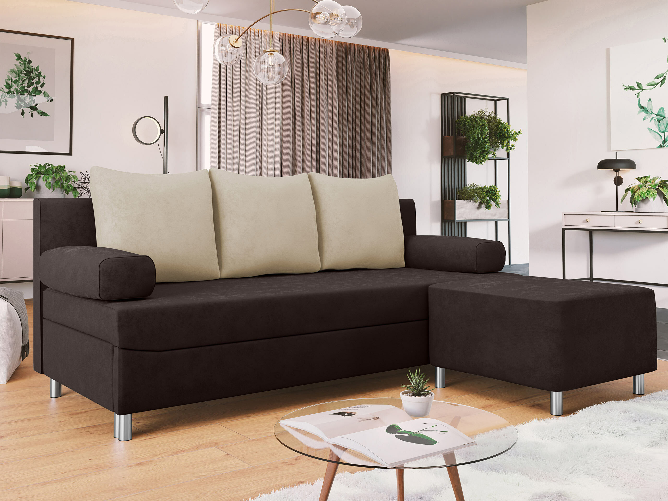 Разтегателен диван Comfivo Artes (Alova 68 + Alova 07)