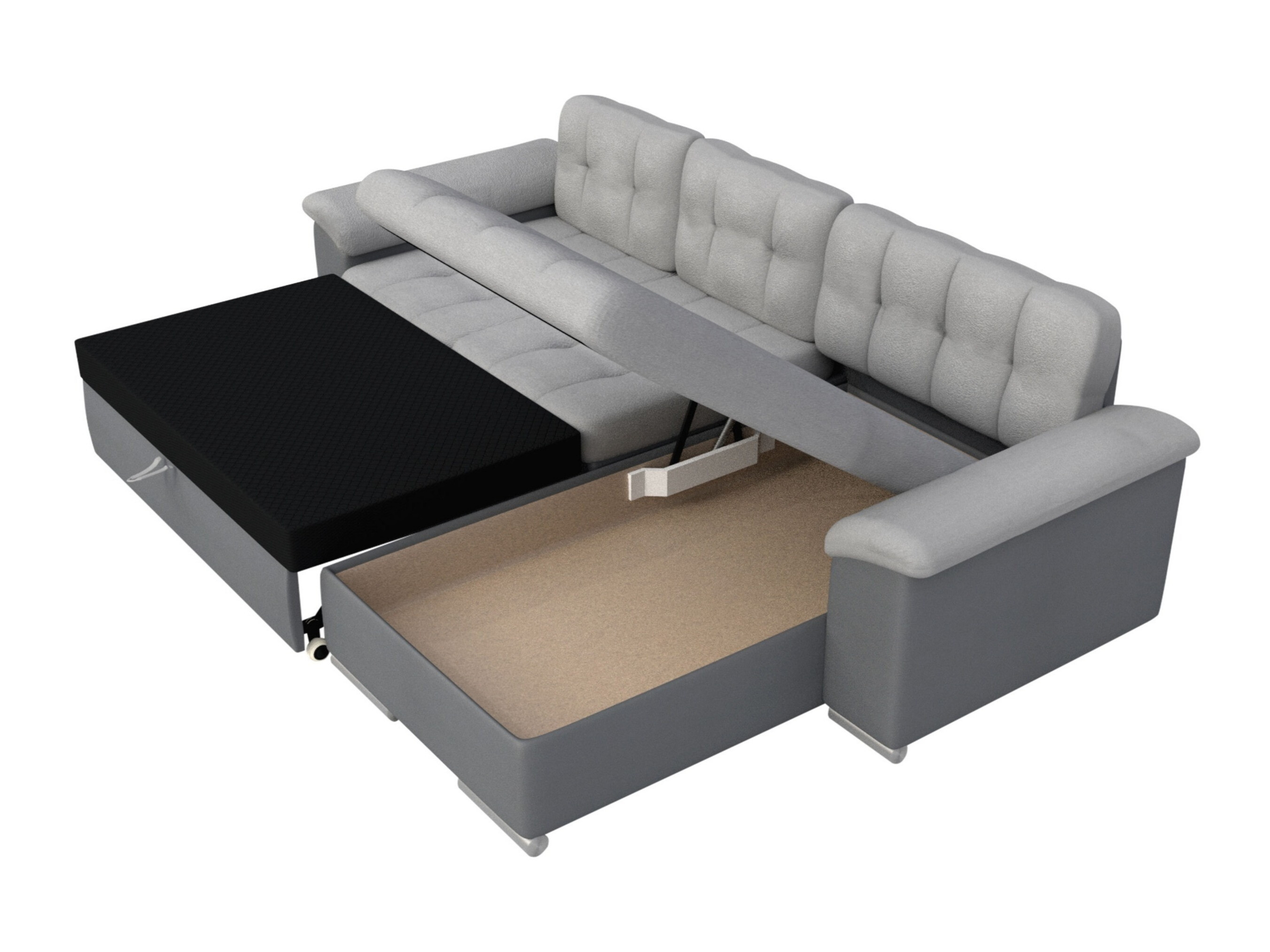 Ъглов диван Comfivo Mica (Soft 011 + Lawa 05)