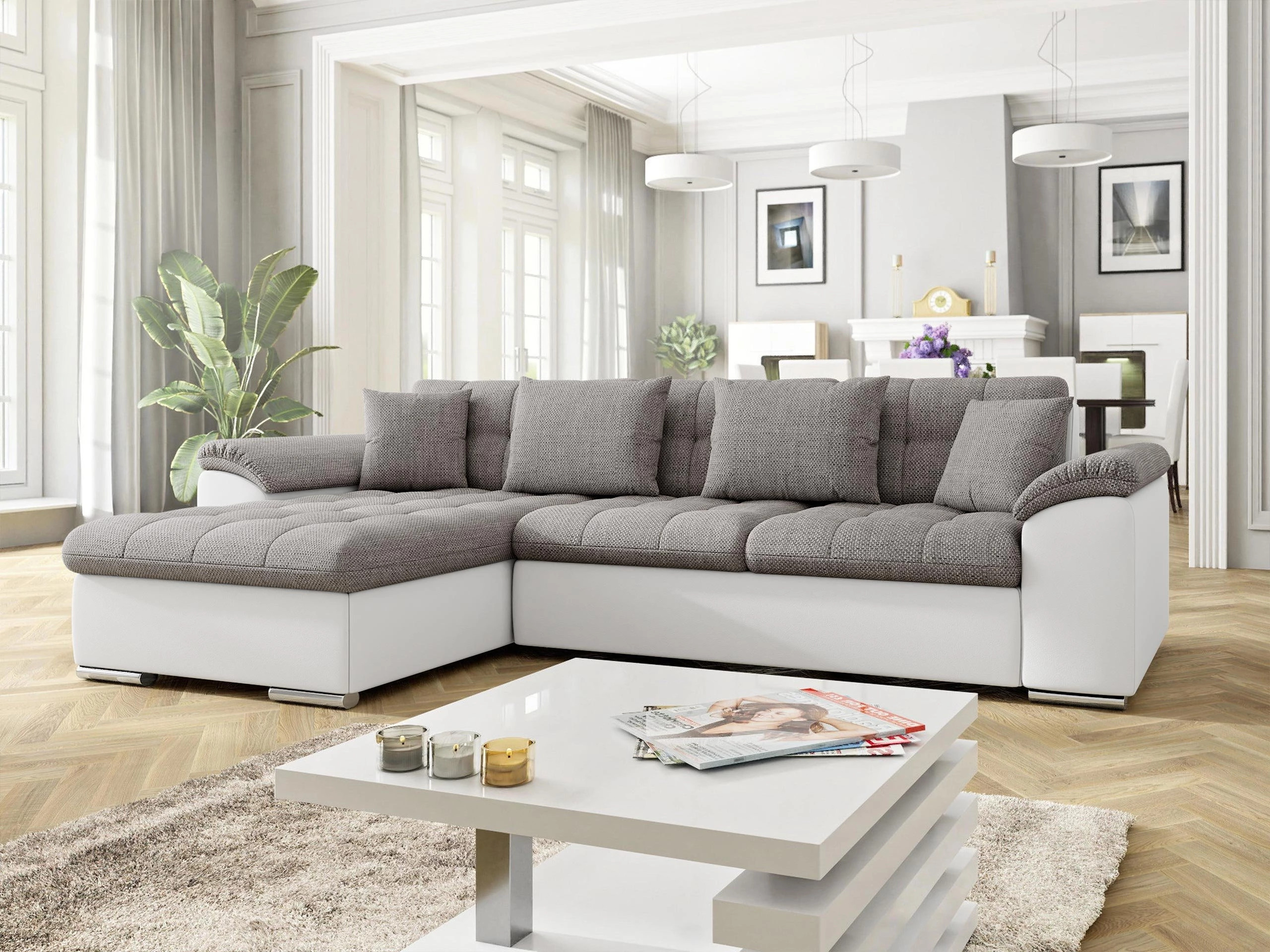 Ъглов диван Comfivo Mica (Soft 017 + Lawa 05)