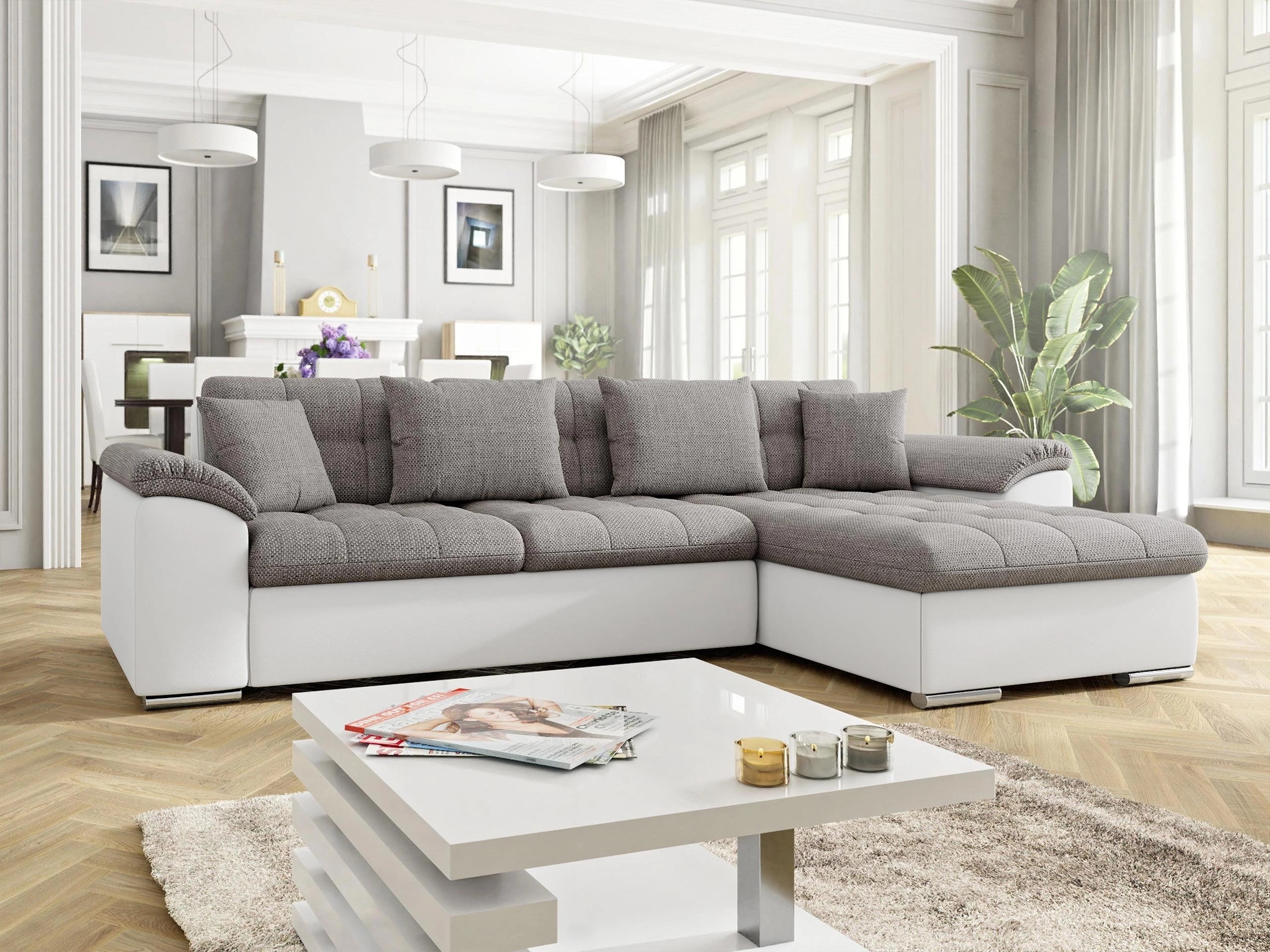 Ъглов диван Comfivo Mica (Soft 017 + Lawa 05)
