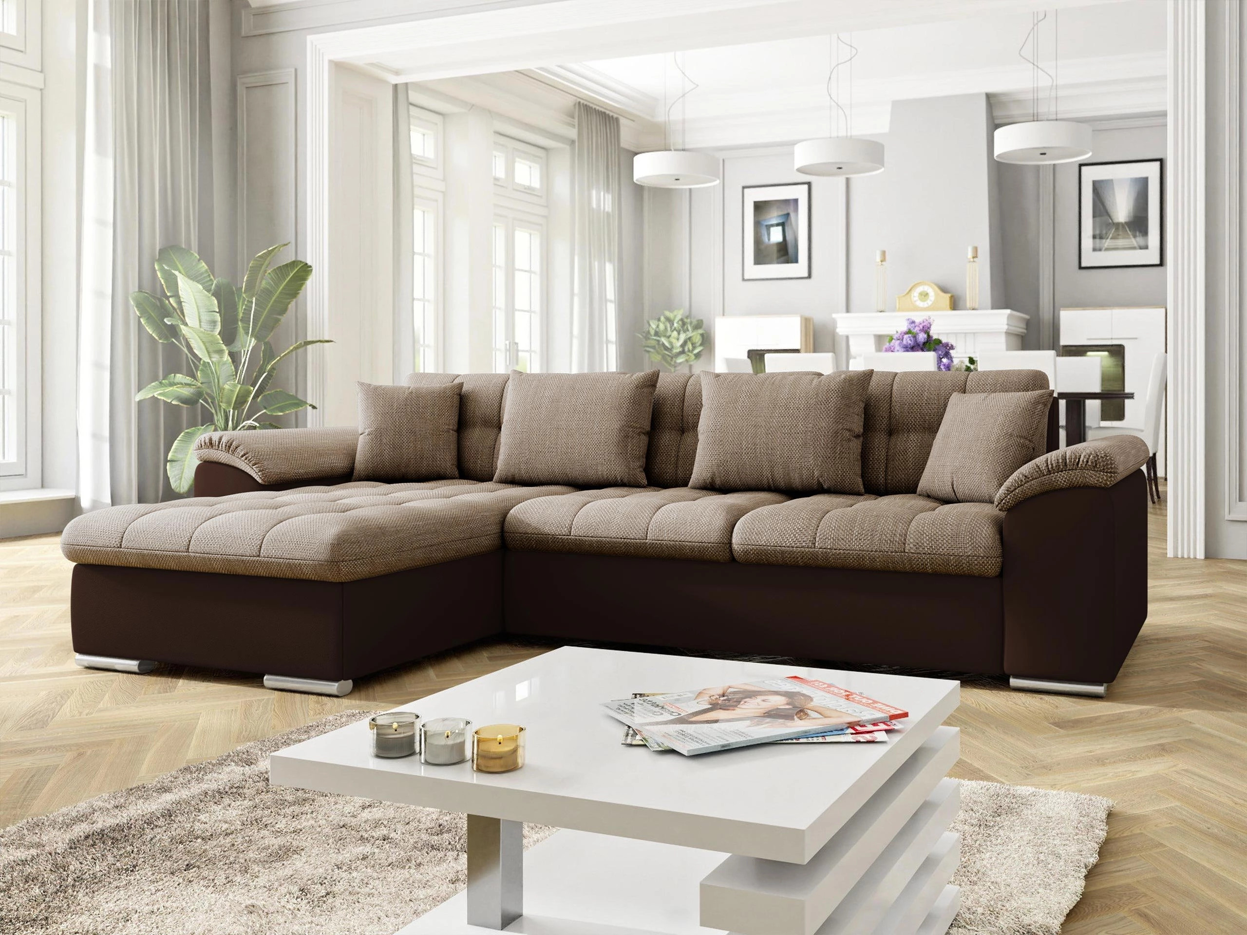 Ъглов диван Comfivo Mica (Soft 066 + Lawa 02)