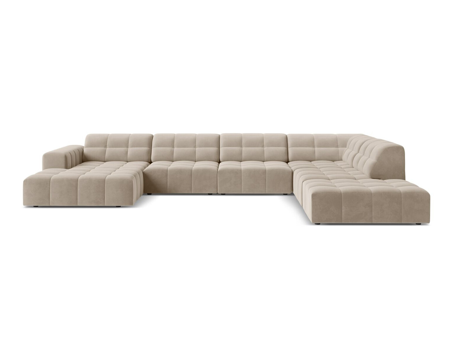 Модулен ъглов диван Somelo 101 (Bluvel 30)
