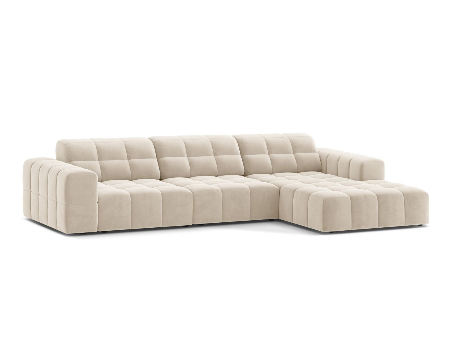 Ъглов диван Somelo 102 (Bluvel 22)