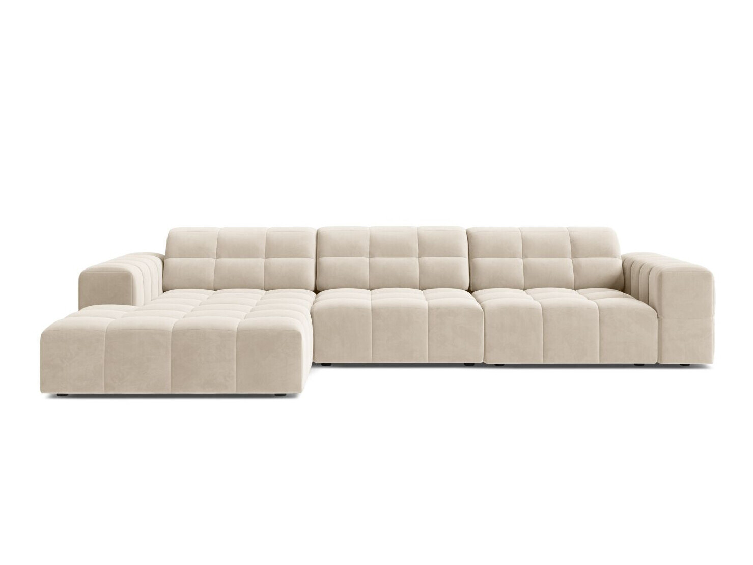 Модулен ъглов диван Somelo 102 (Bluvel 22)