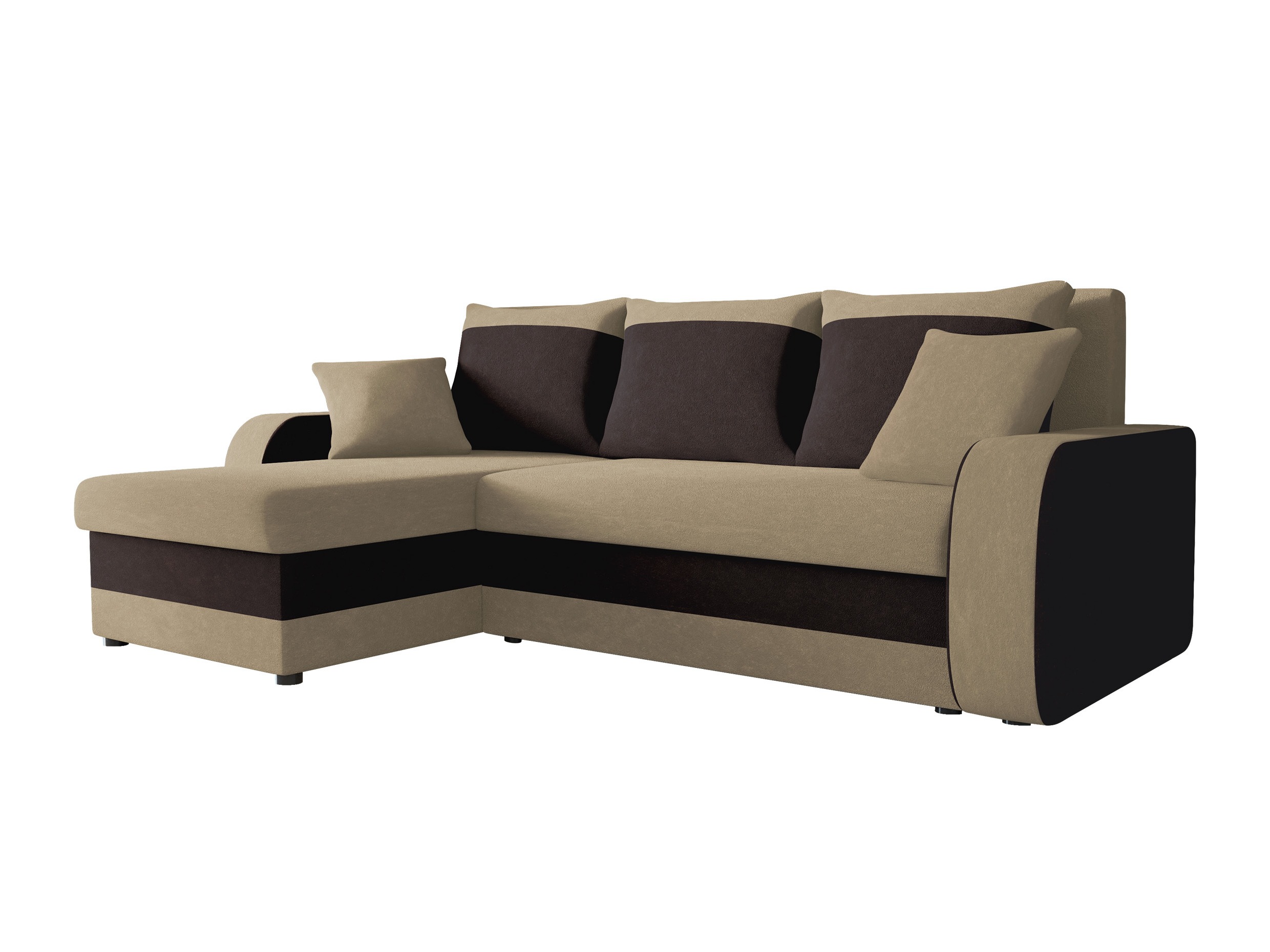 Ъглов диван Comfivo Melissa I (Alova 07 + Alova 68)