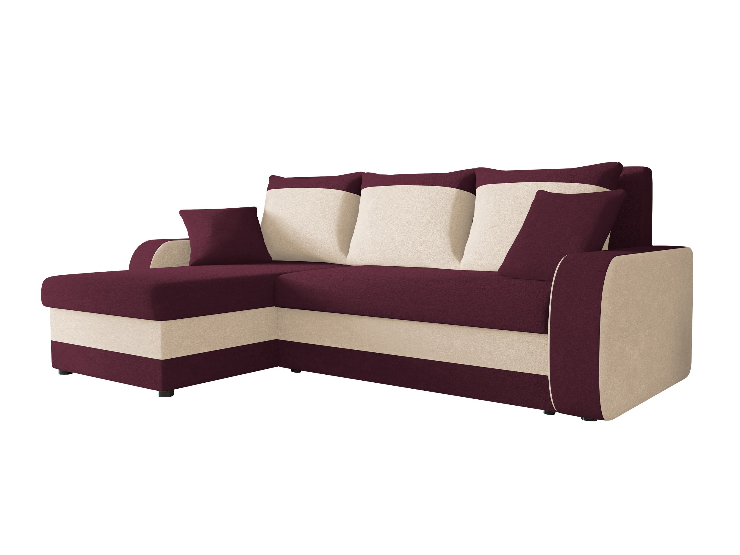 Ъглов диван Comfivo Melissa I (Mikrofaza 0025 + Mikrofaza 0031)