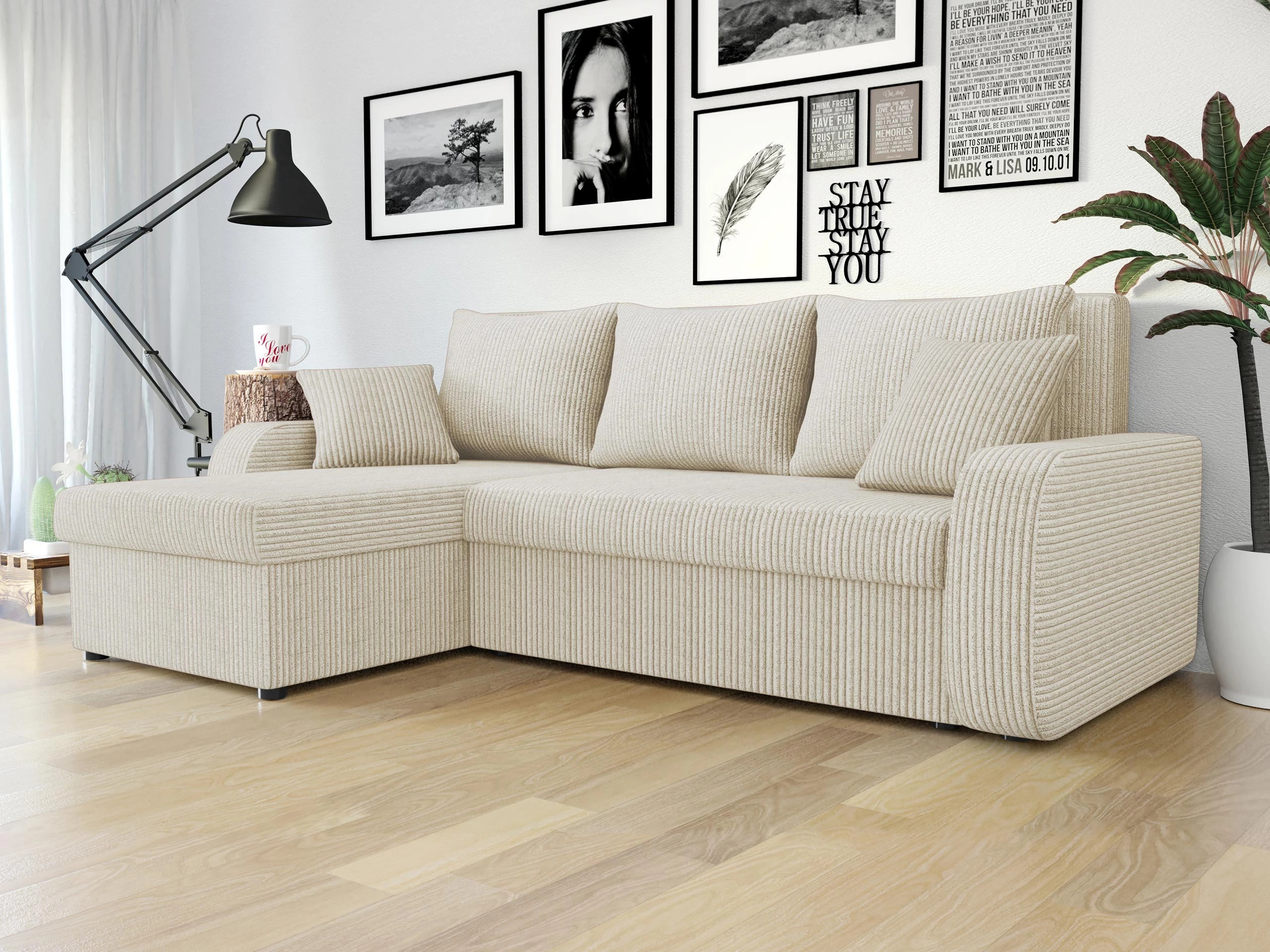 Ъглов диван Comfivo Melissa I (Poso 100)