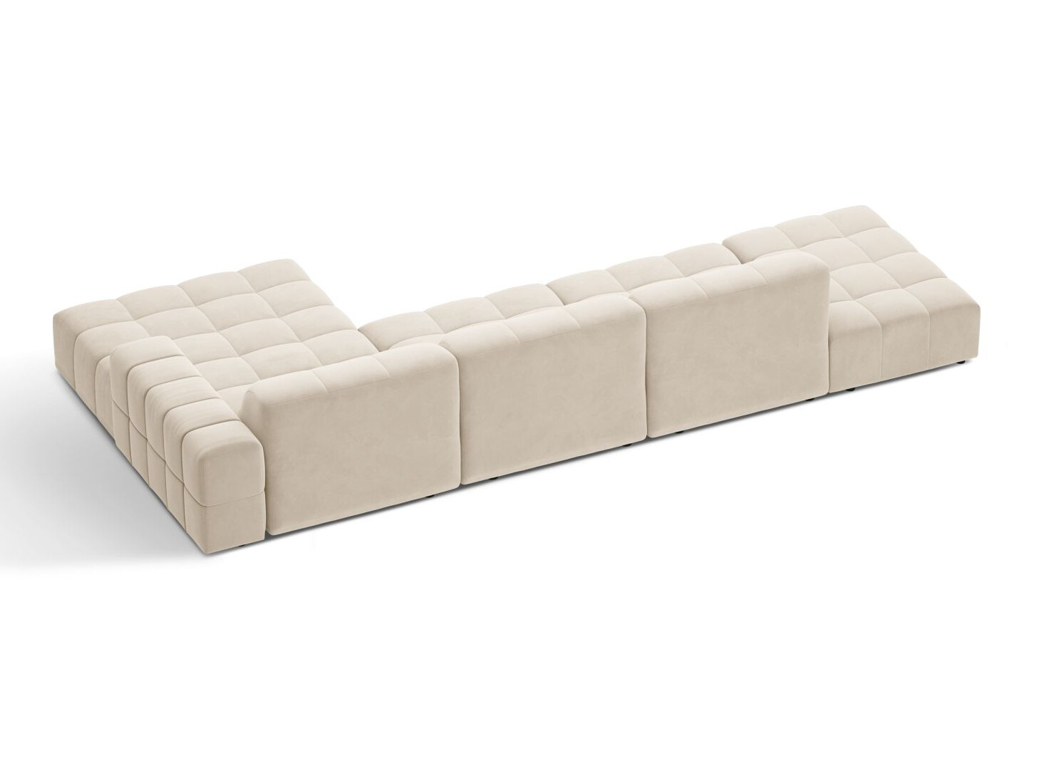 Ъглов диван Somelo 103 (Bluvel 22)