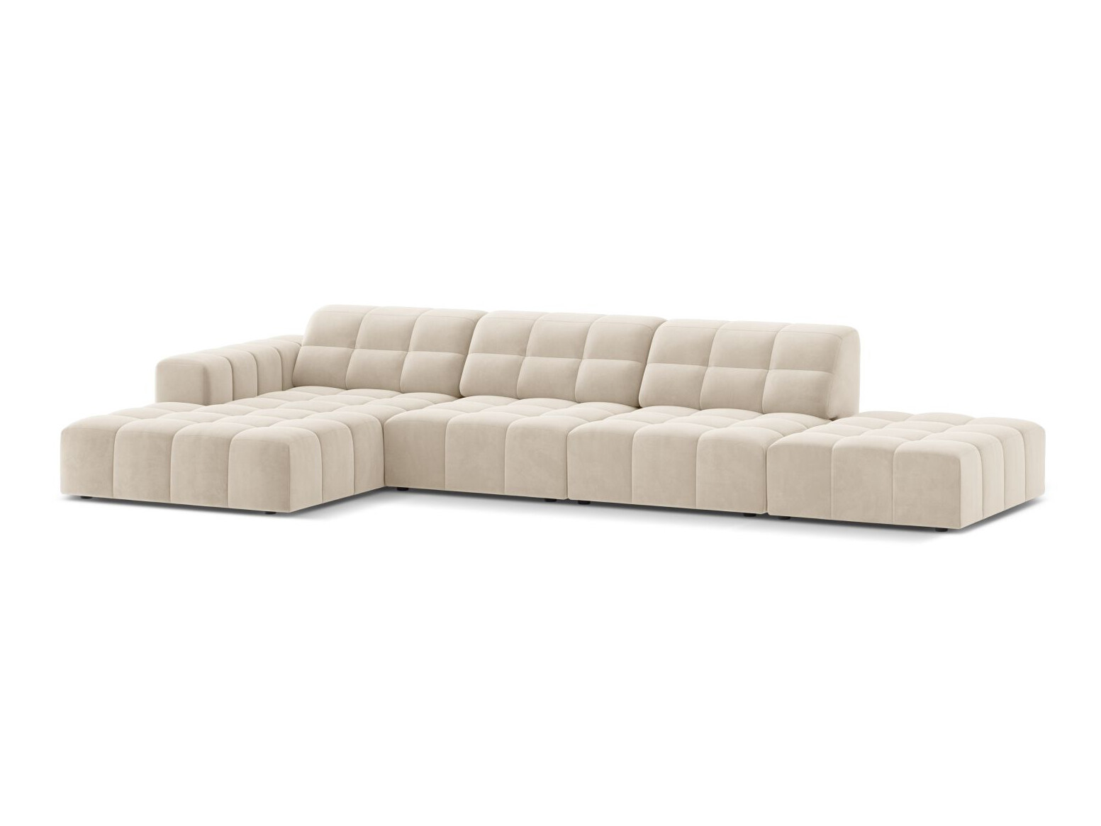 Модулен ъглов диван Somelo 103 (Bluvel 22)