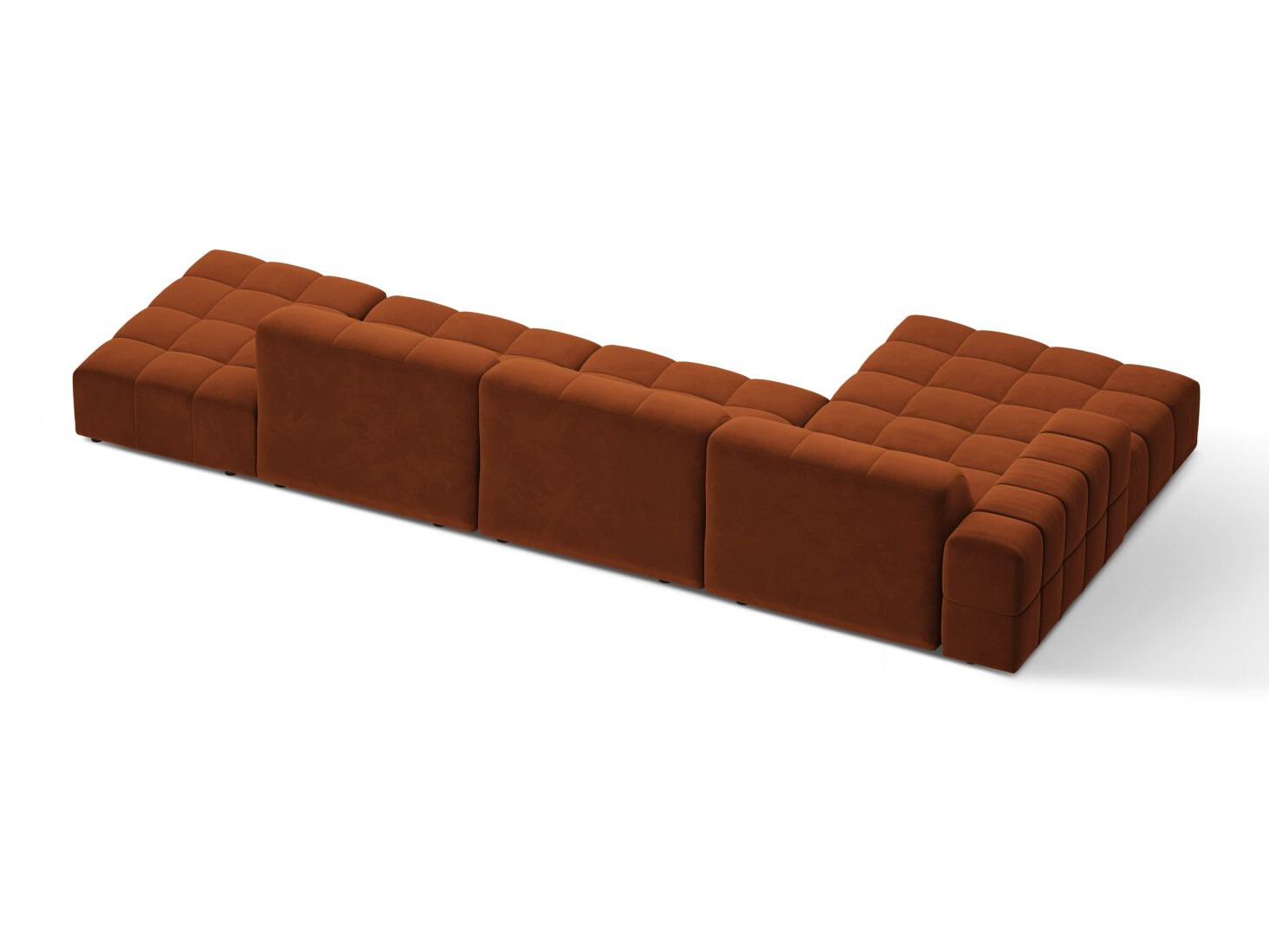 Модулен ъглов диван Somelo 103 (Bluvel 4215)