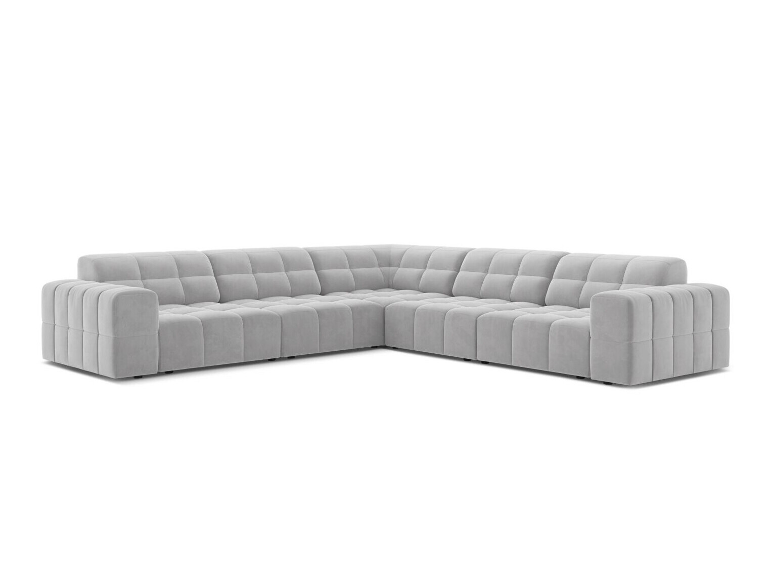 Модулен ъглов диван Somelo 104 (Bluvel 03)