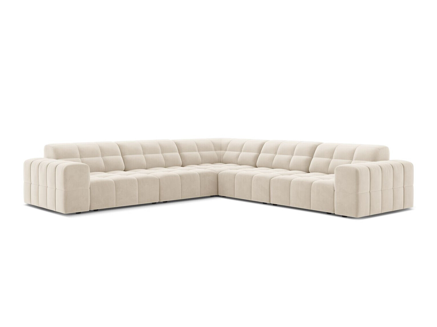 Модулен ъглов диван Somelo 104 (Bluvel 22)