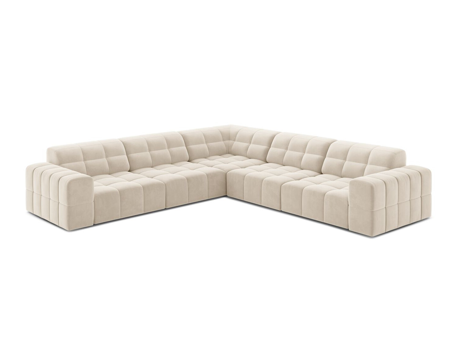 Модулен ъглов диван Somelo 104 (Bluvel 22)
