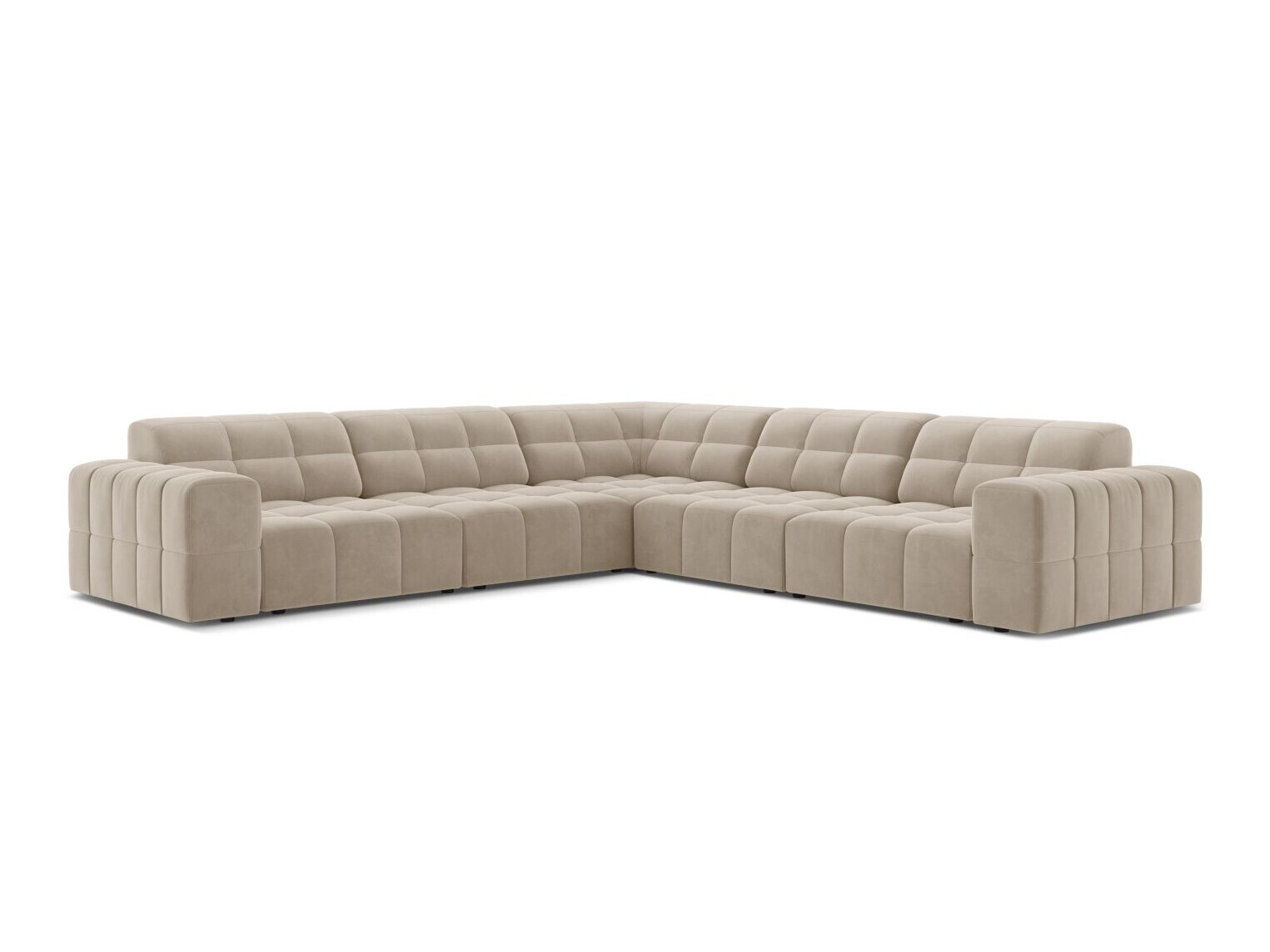 Модулен ъглов диван Somelo 104 (Bluvel 30)