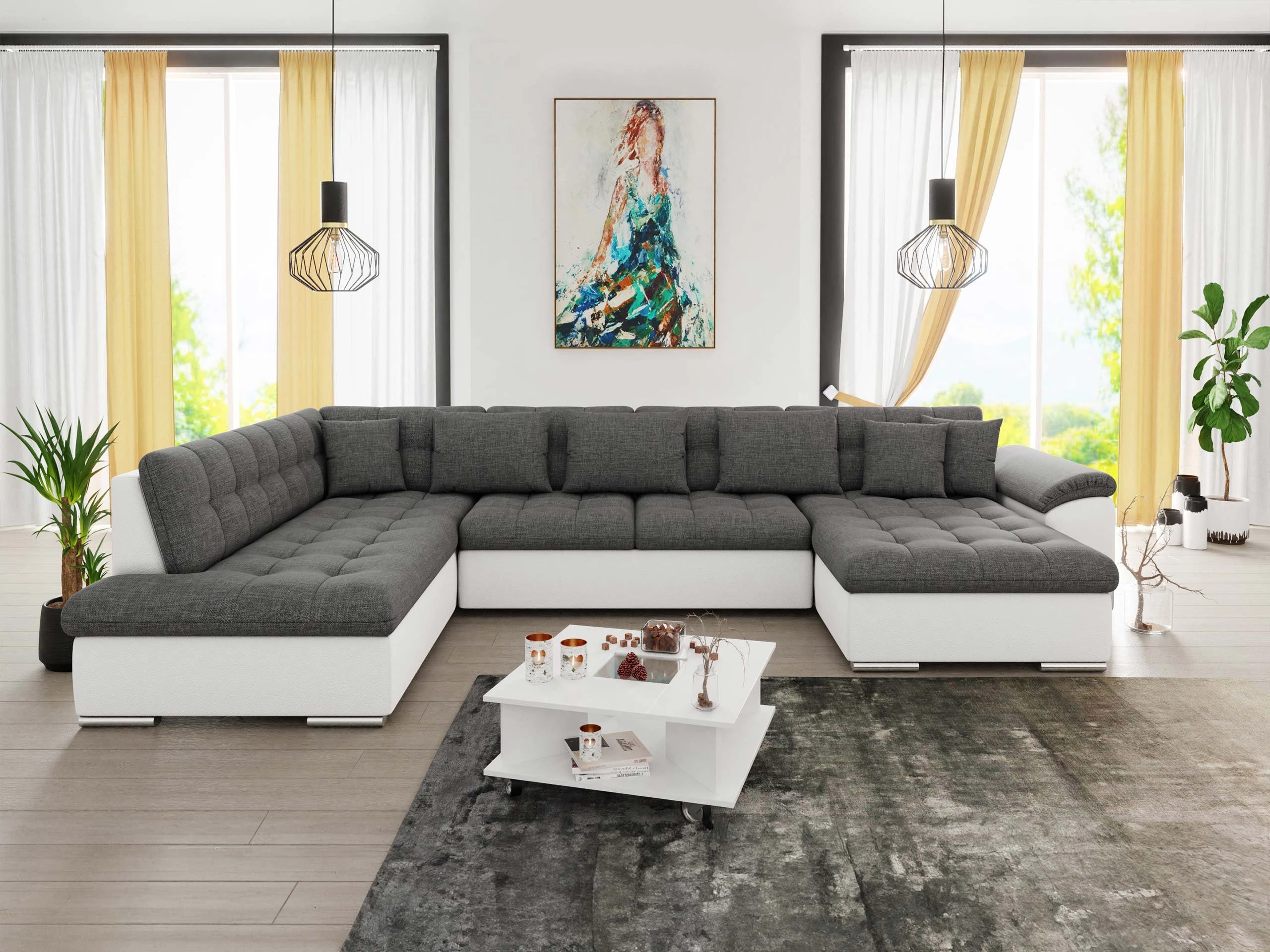 Ъглов диван Comfivo Gemma II (Десен)