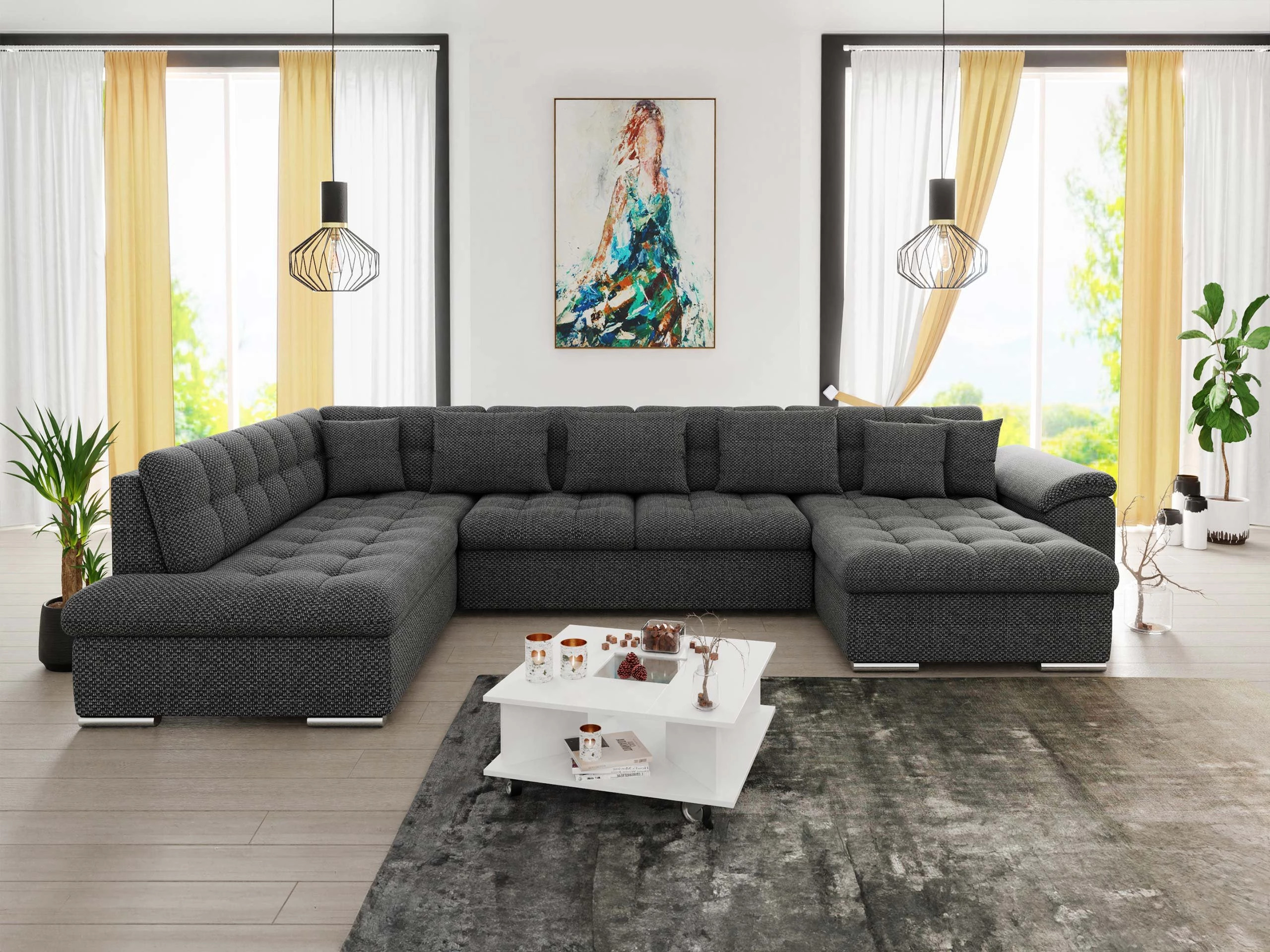 Ъглов диван Comfivo Gemma II (Десен)