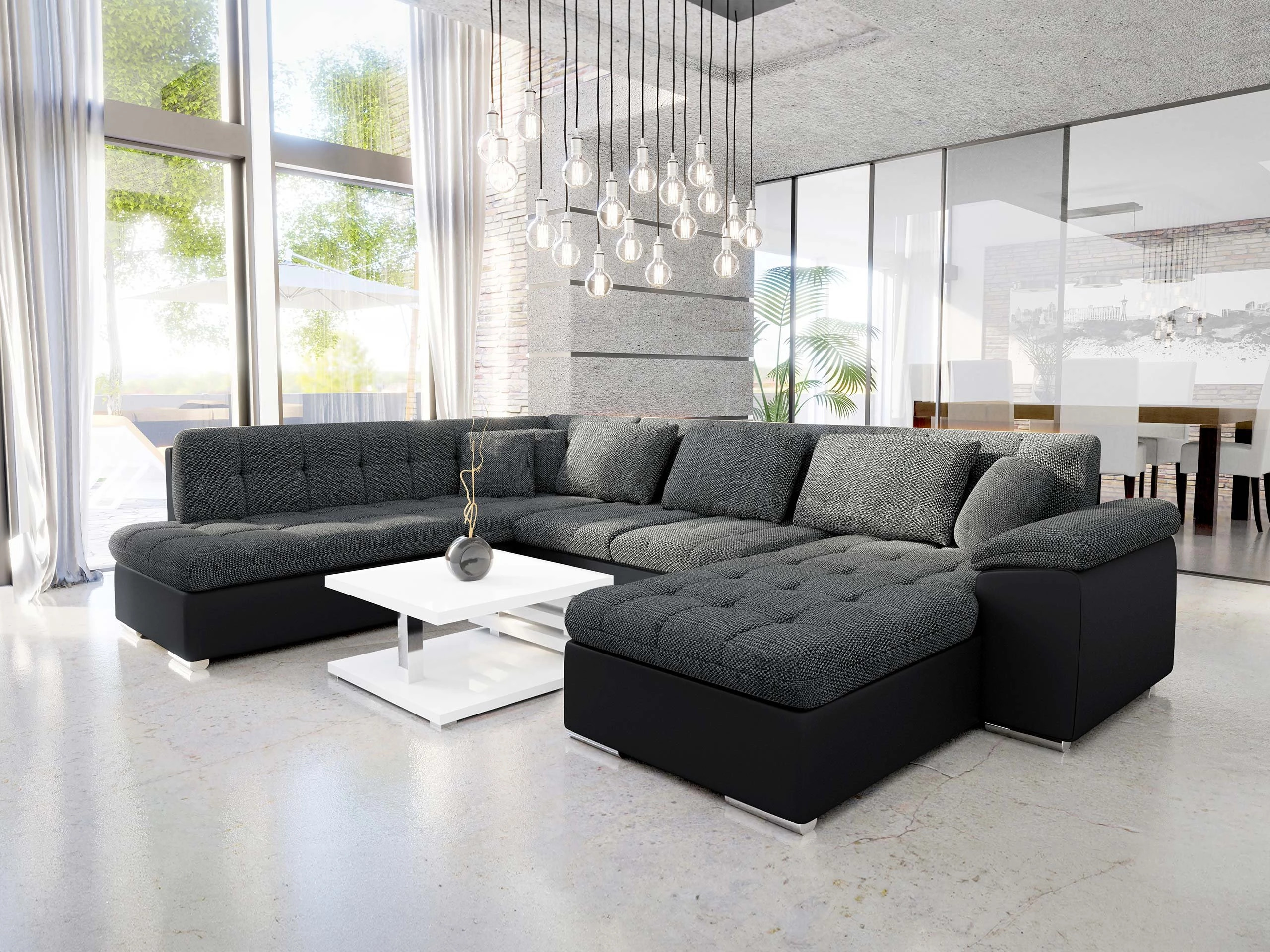 Ъглов диван Comfivo Gemma II (Десен)
