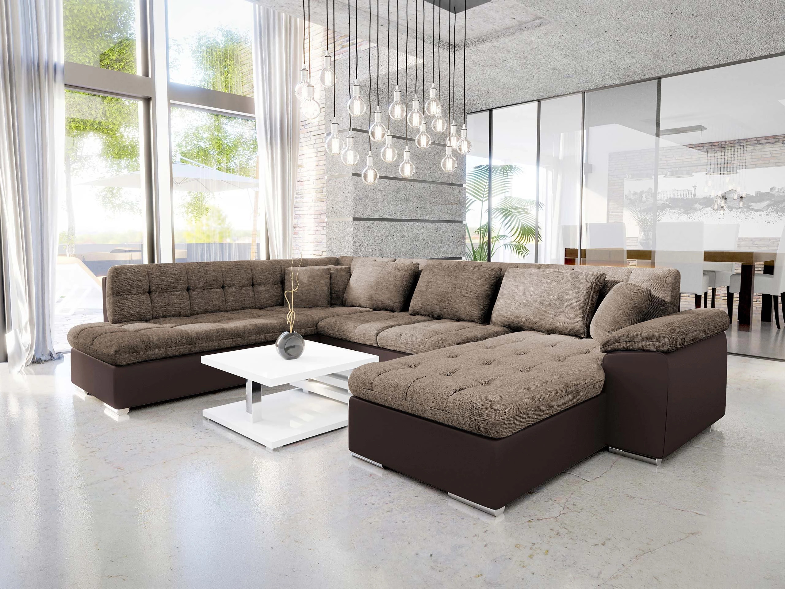 Ъглов диван Comfivo Gemma II (Десен)