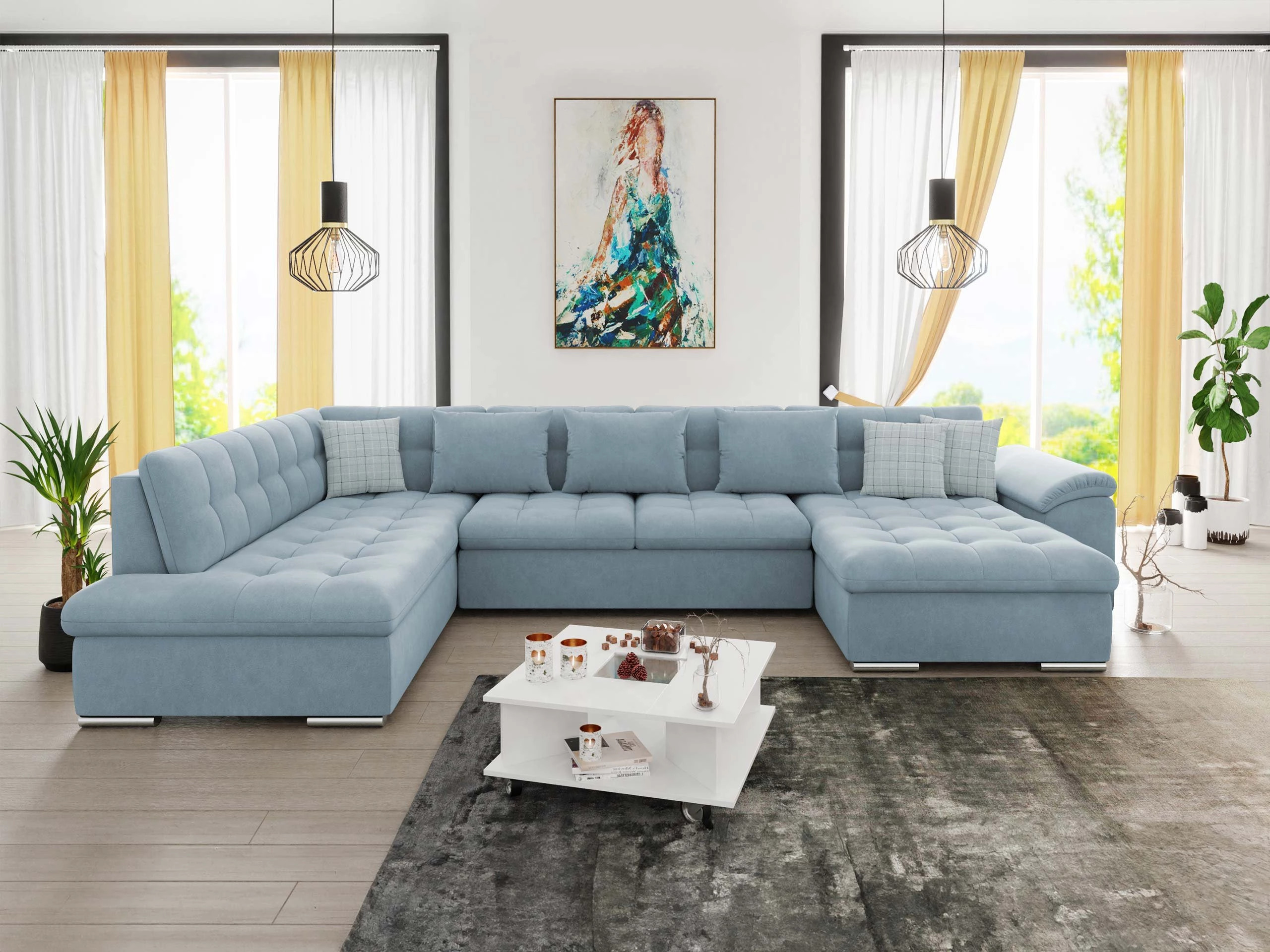 Ъглов диван Comfivo Gemma II (Десен)