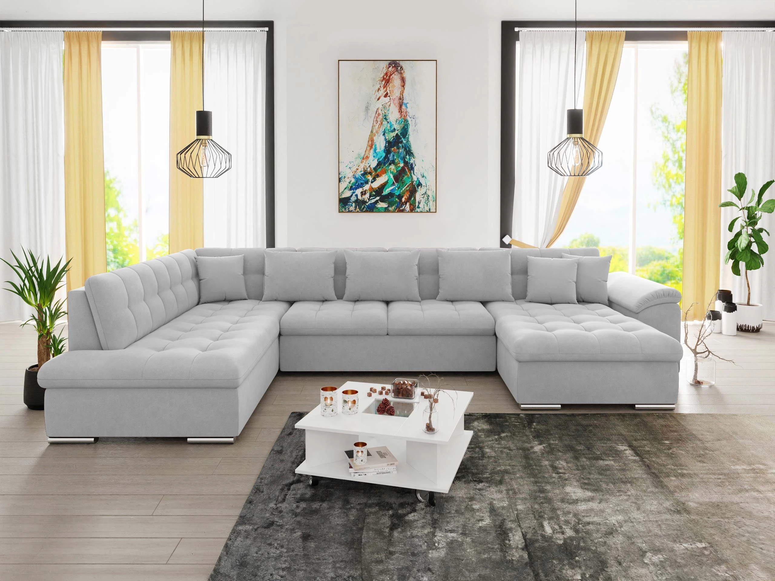 Ъглов диван Comfivo Gemma II (Десен)