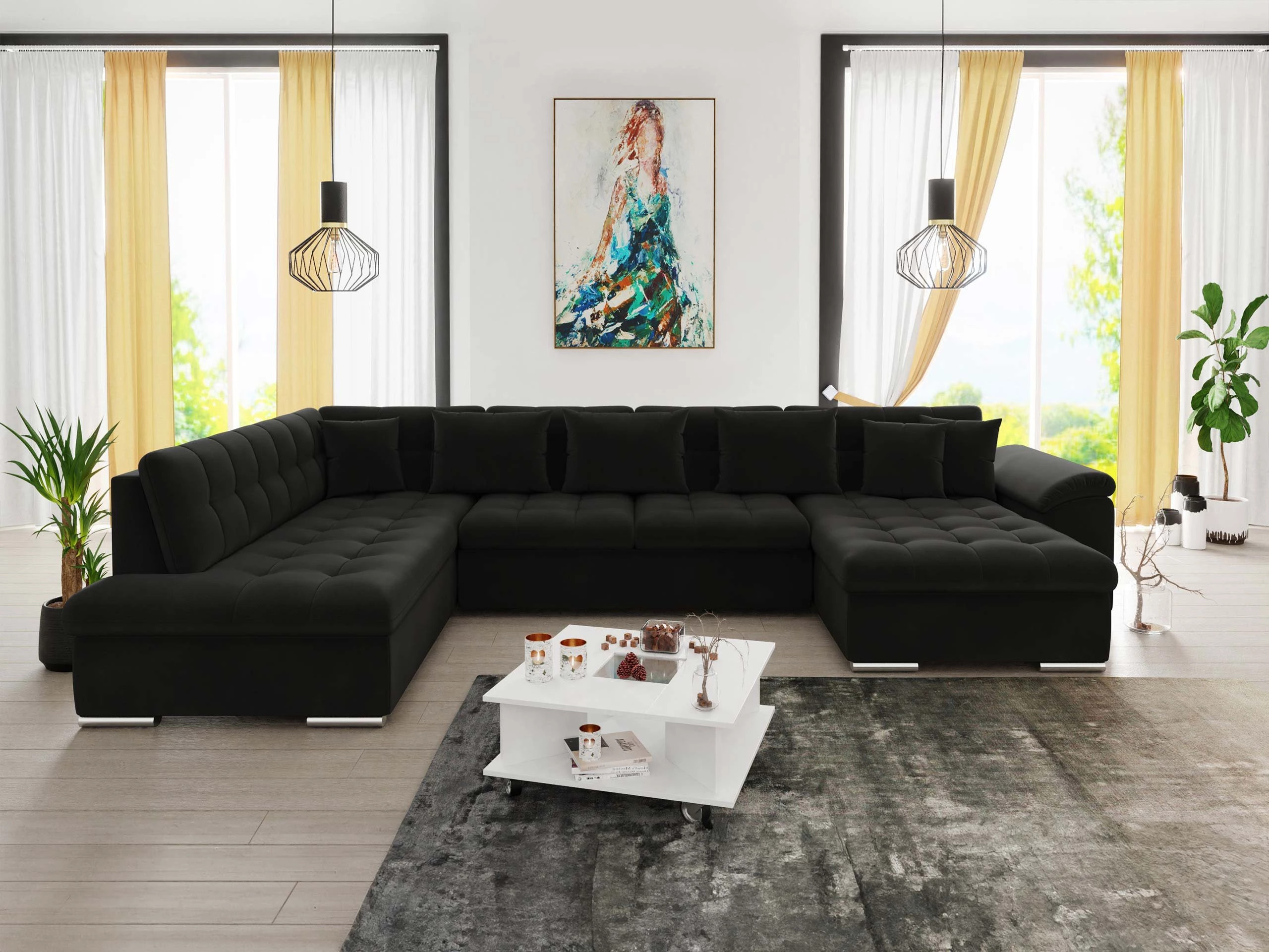 Ъглов диван Comfivo Gemma II (Десен)