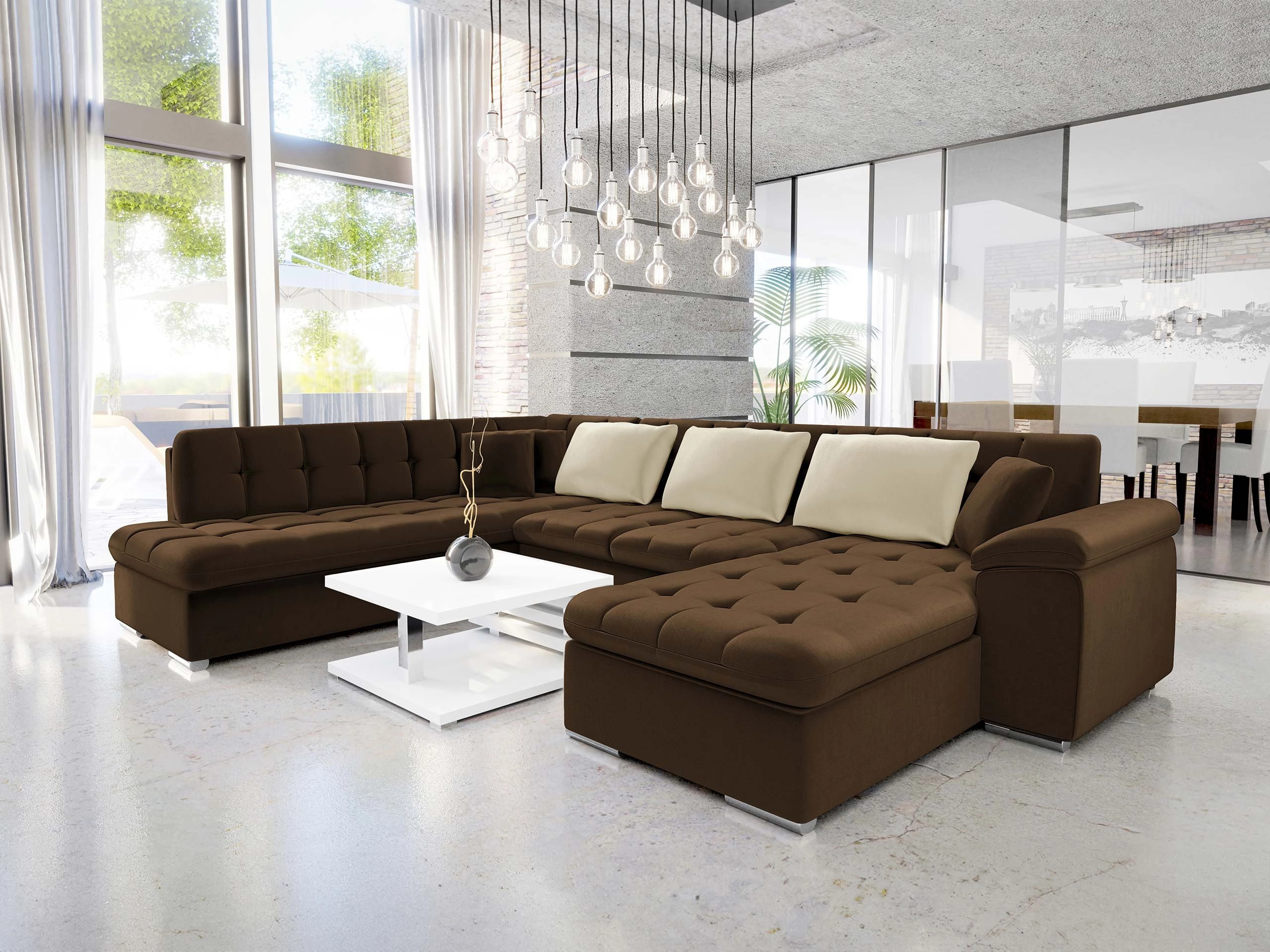 Ъглов диван Comfivo Gemma II (Десен)