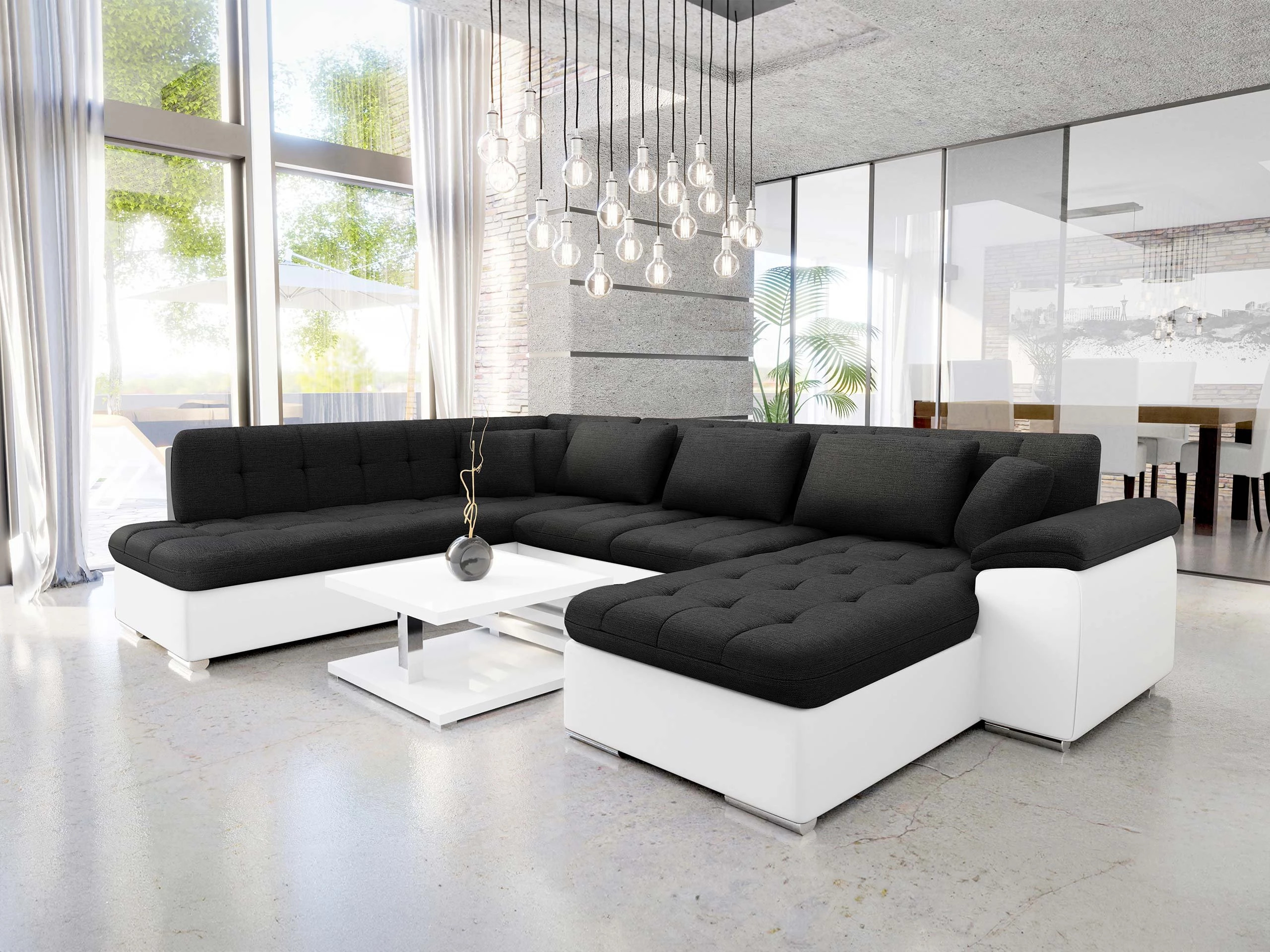 Ъглов диван Comfivo Gemma II (Десен)