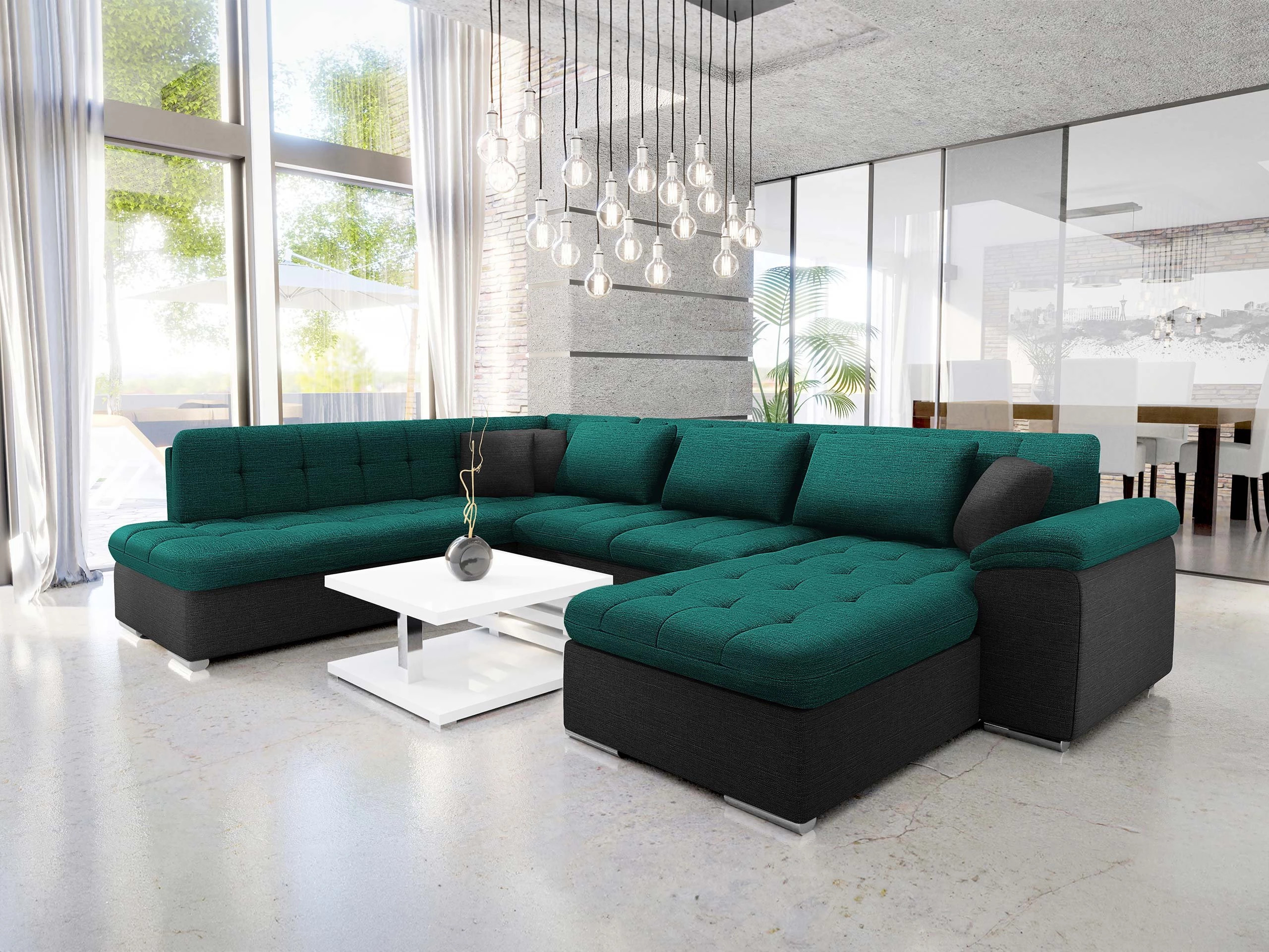 Ъглов диван Comfivo Gemma II (Десен)