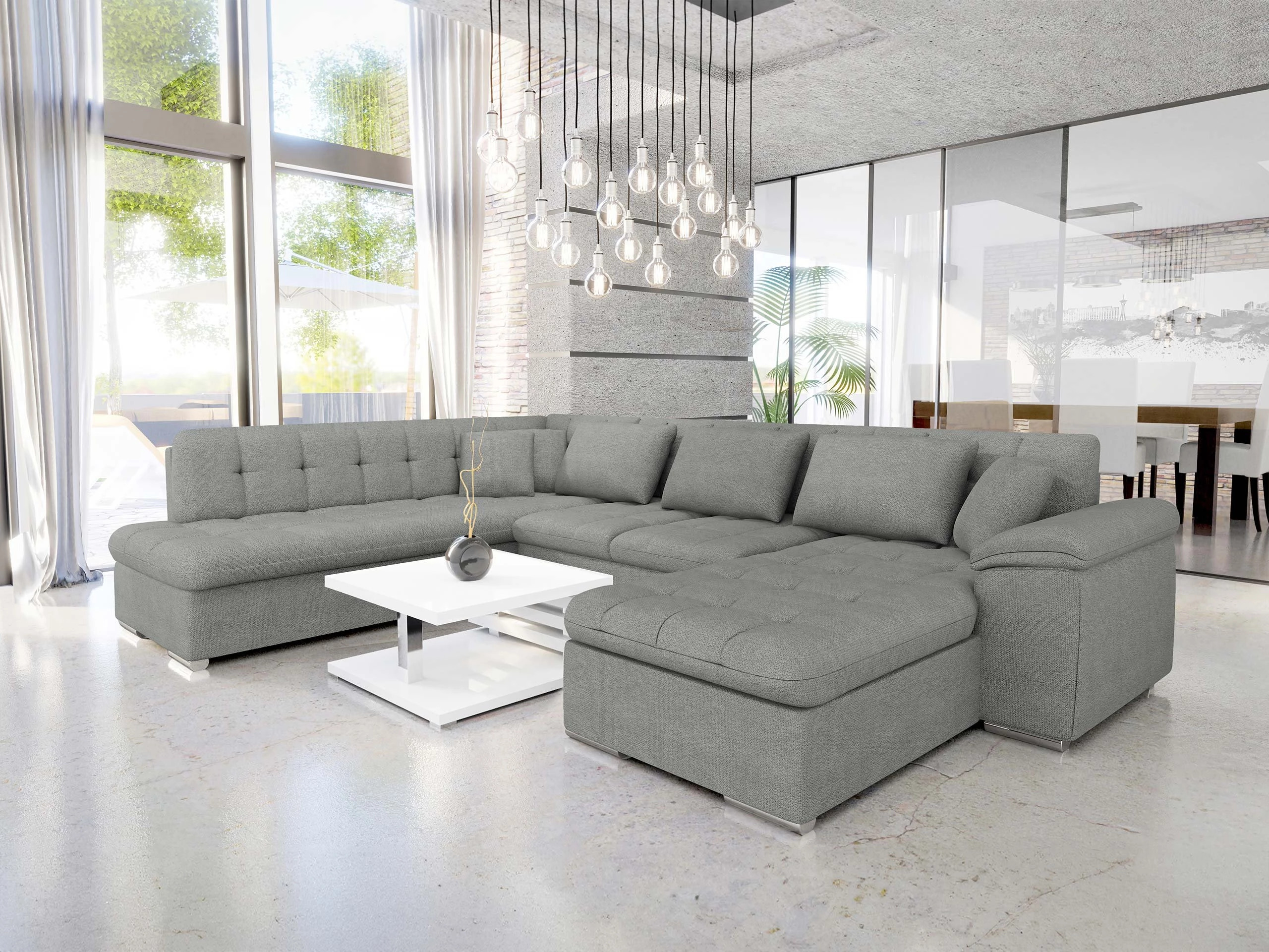 Ъглов диван Comfivo Gemma II (Десен)