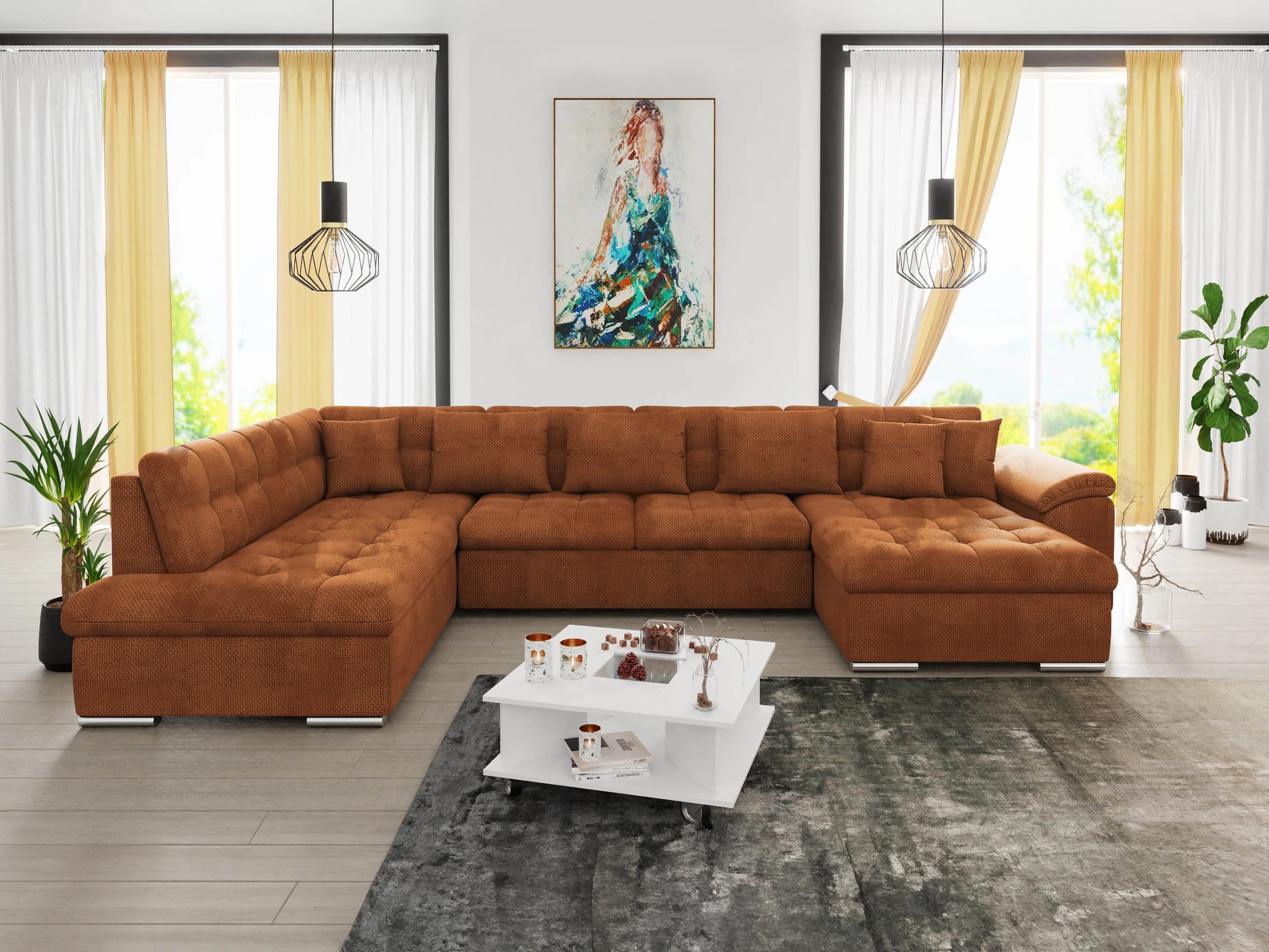 Ъглов диван Comfivo Gemma II (Десен)