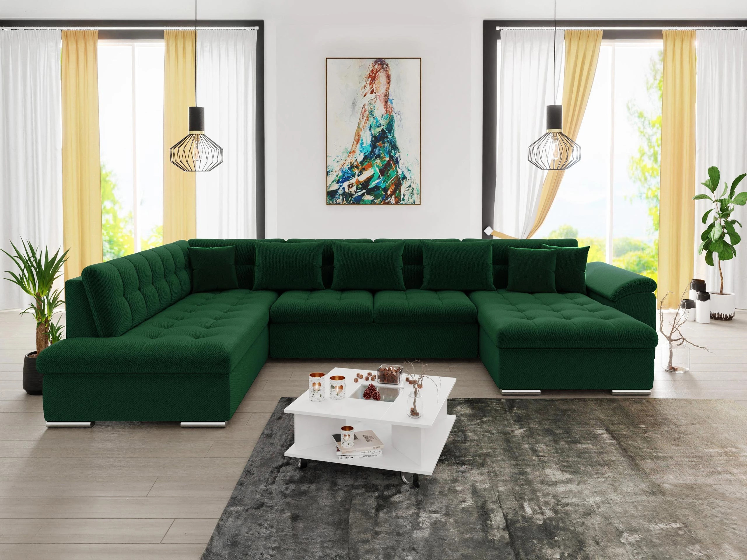 Ъглов диван Comfivo Gemma II (Десен)