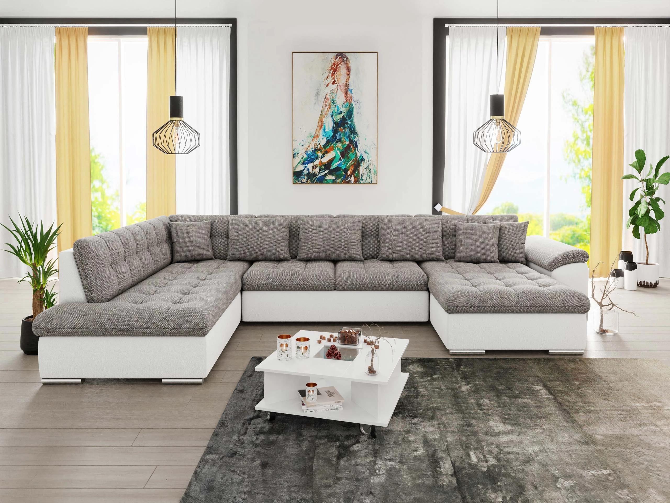 Ъглов диван Comfivo Gemma (Десен)