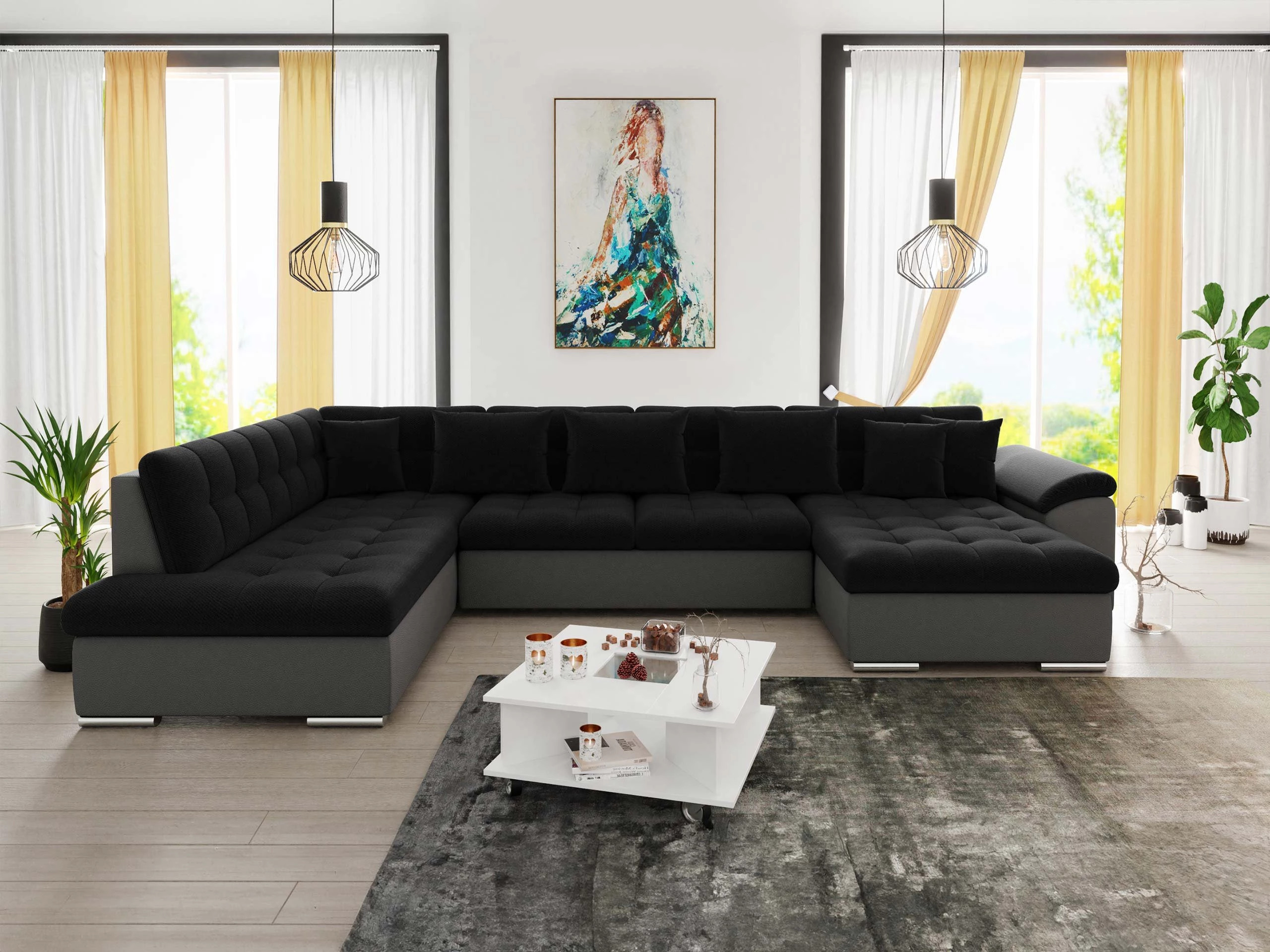 Ъглов диван Comfivo Gemma (Десен)