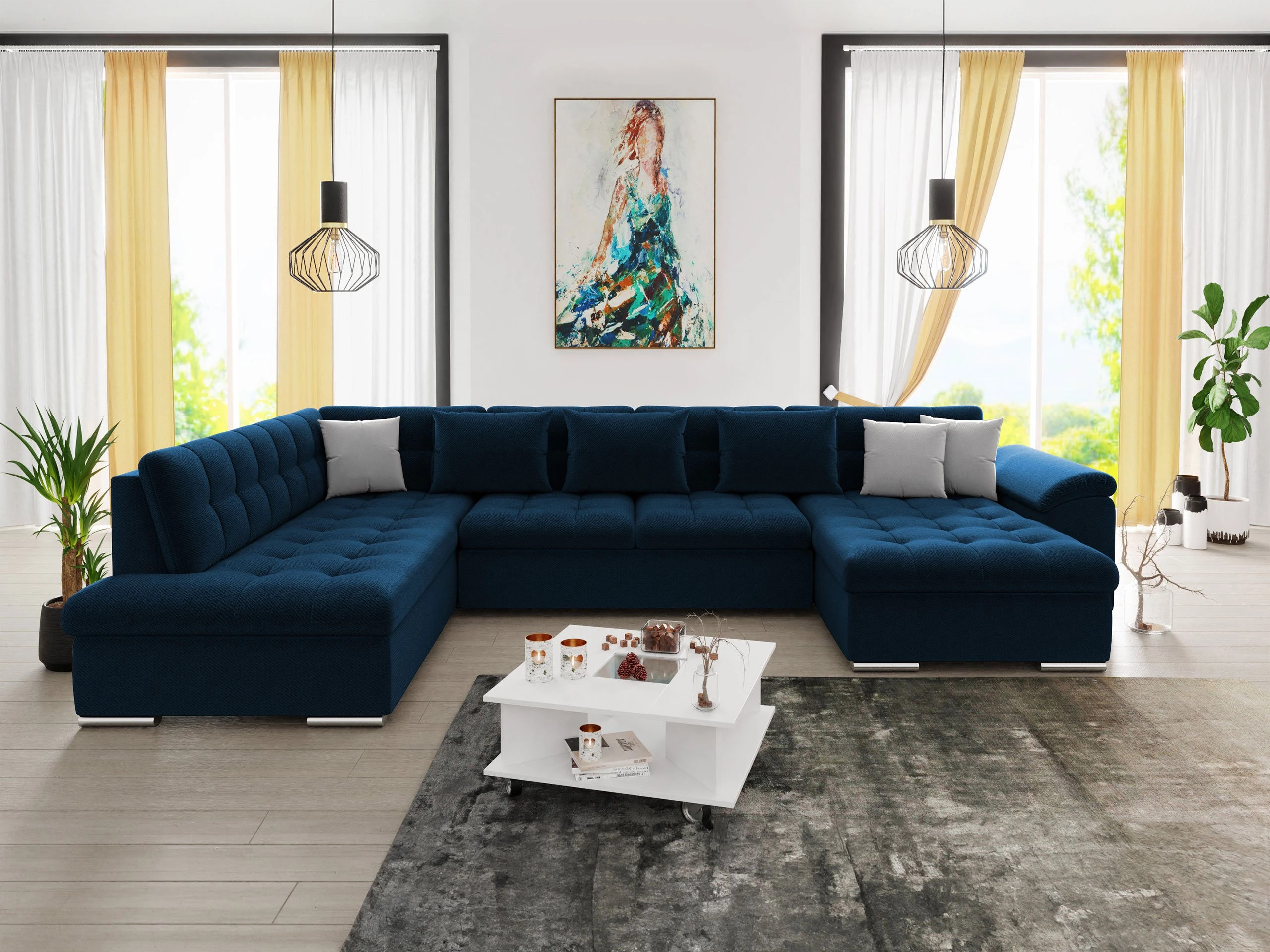 Ъглов диван Comfivo Gemma (Десен)