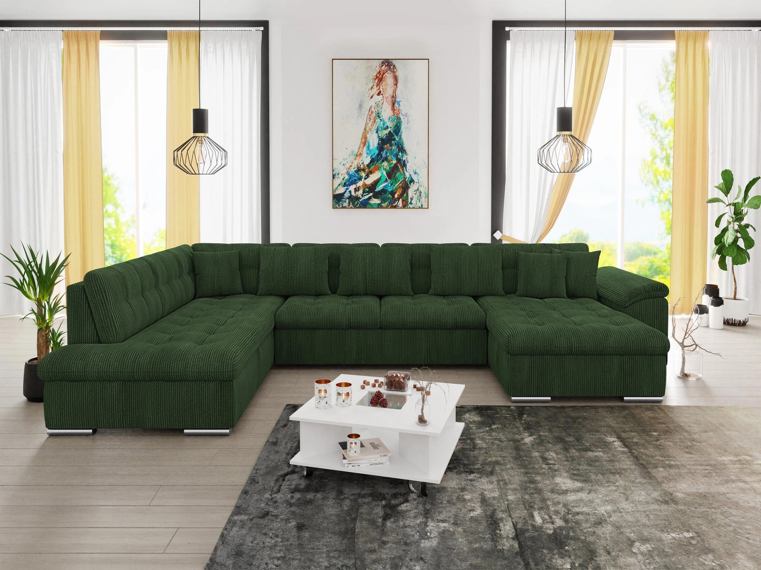 Ъглов диван Comfivo Gemma (Десен)