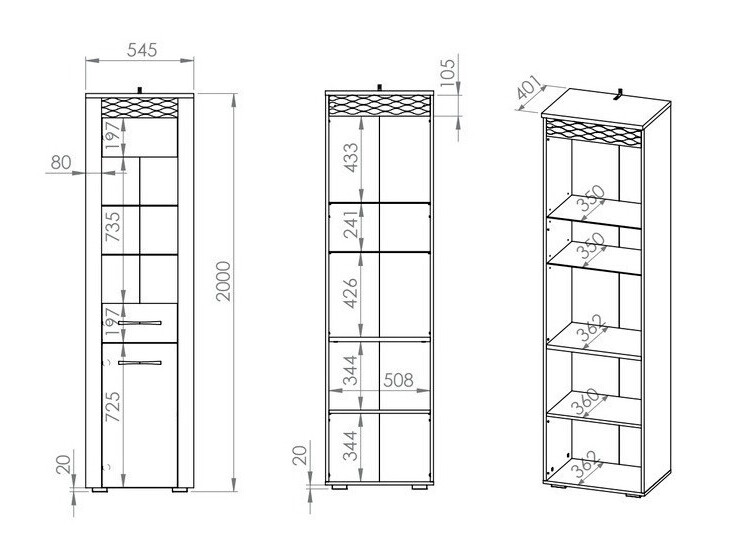 Етажерка Flonole 102