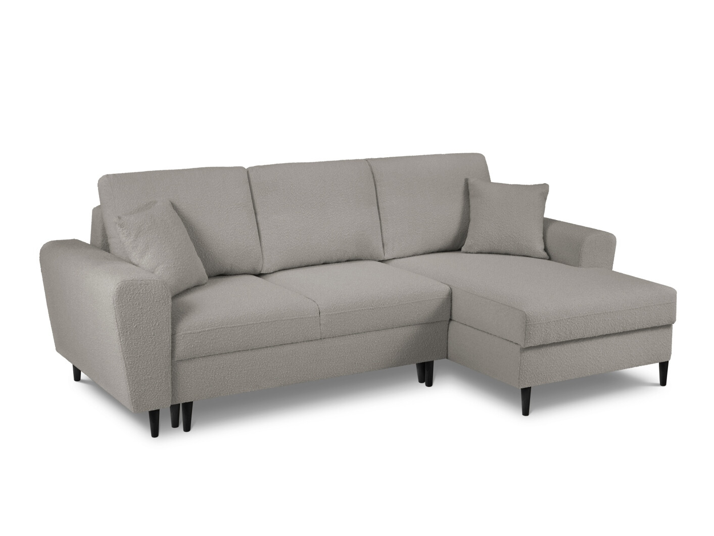 Ъглов диван Lomveso 110 (Asбебешко креватче Taupe)