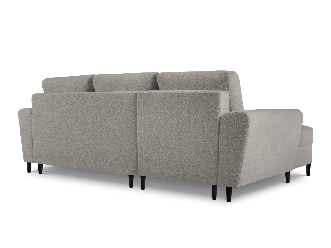 Ъглов диван Lomveso 110 (Asбебешко креватче Taupe)