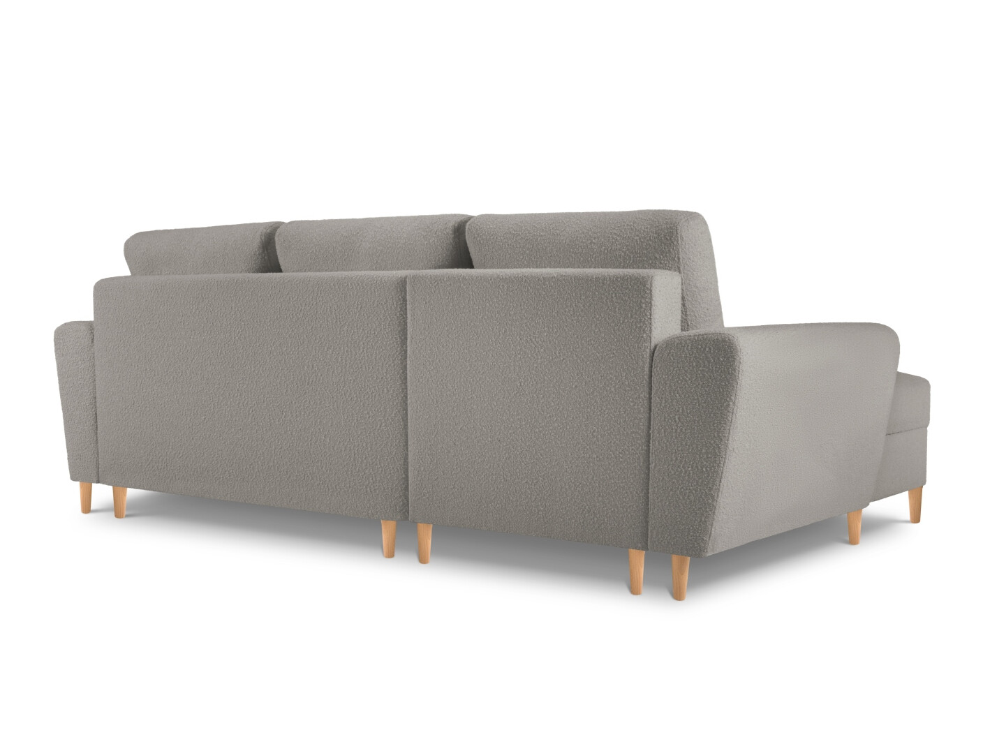Ъглов диван Lomveso 110 (Asбебешко креватче Taupe)