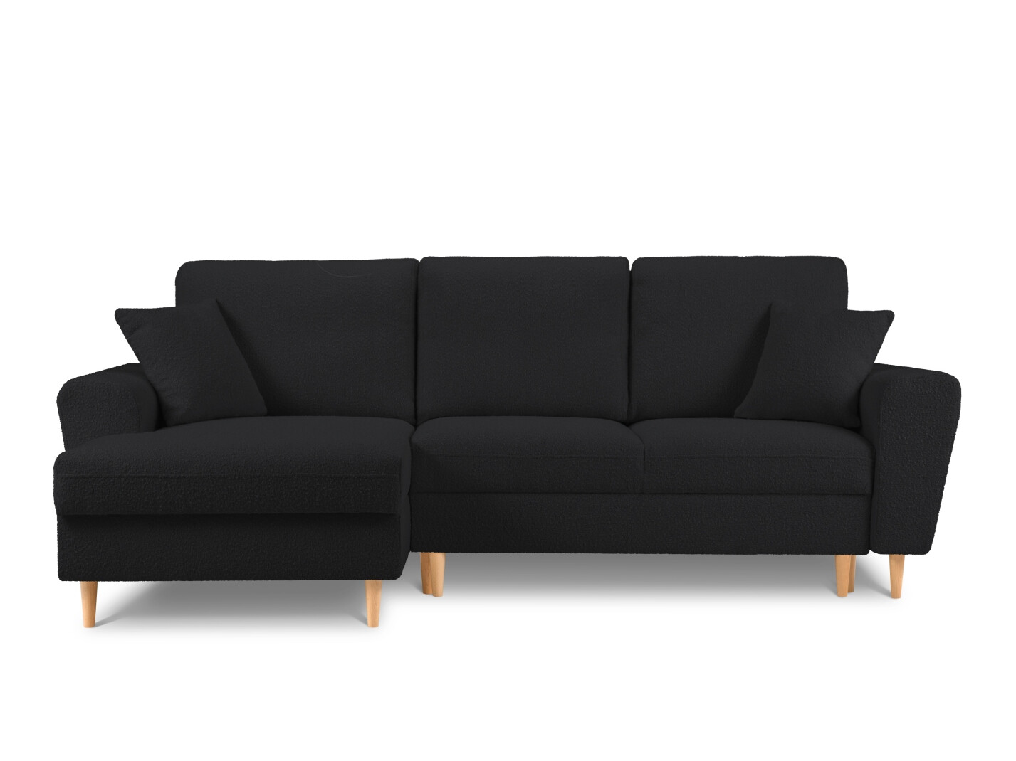 Ъглов диван Lomveso 110 (Ascot Black)