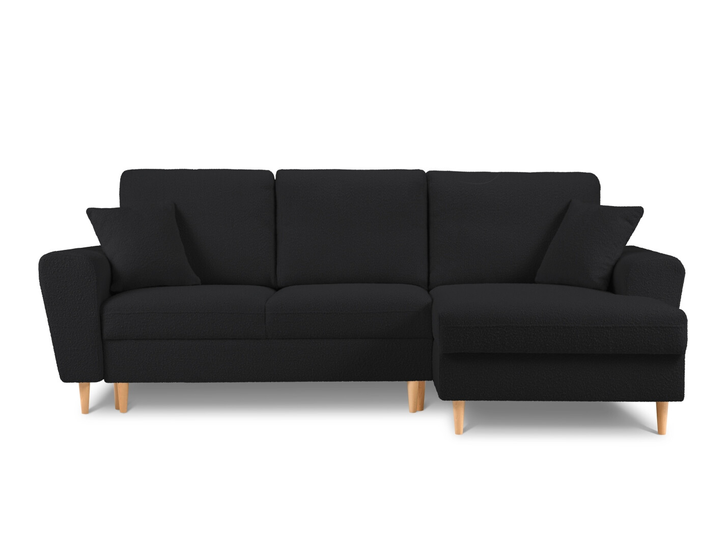 Ъглов диван Lomveso 110 (Ascot Black)