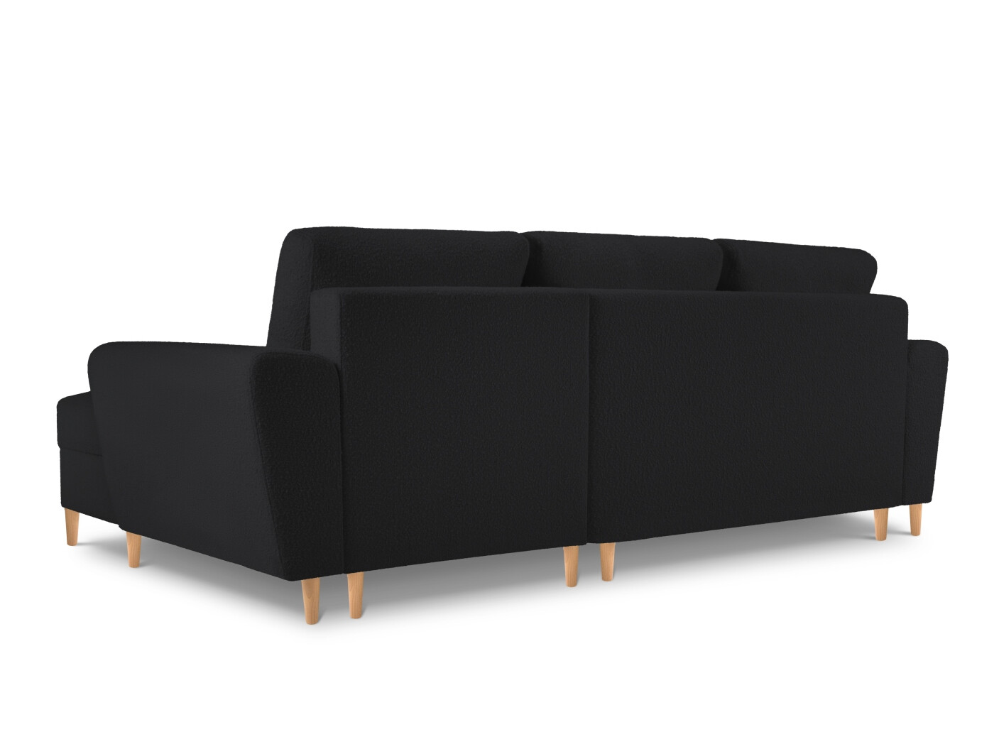 Ъглов диван Lomveso 110 (Ascot Black)