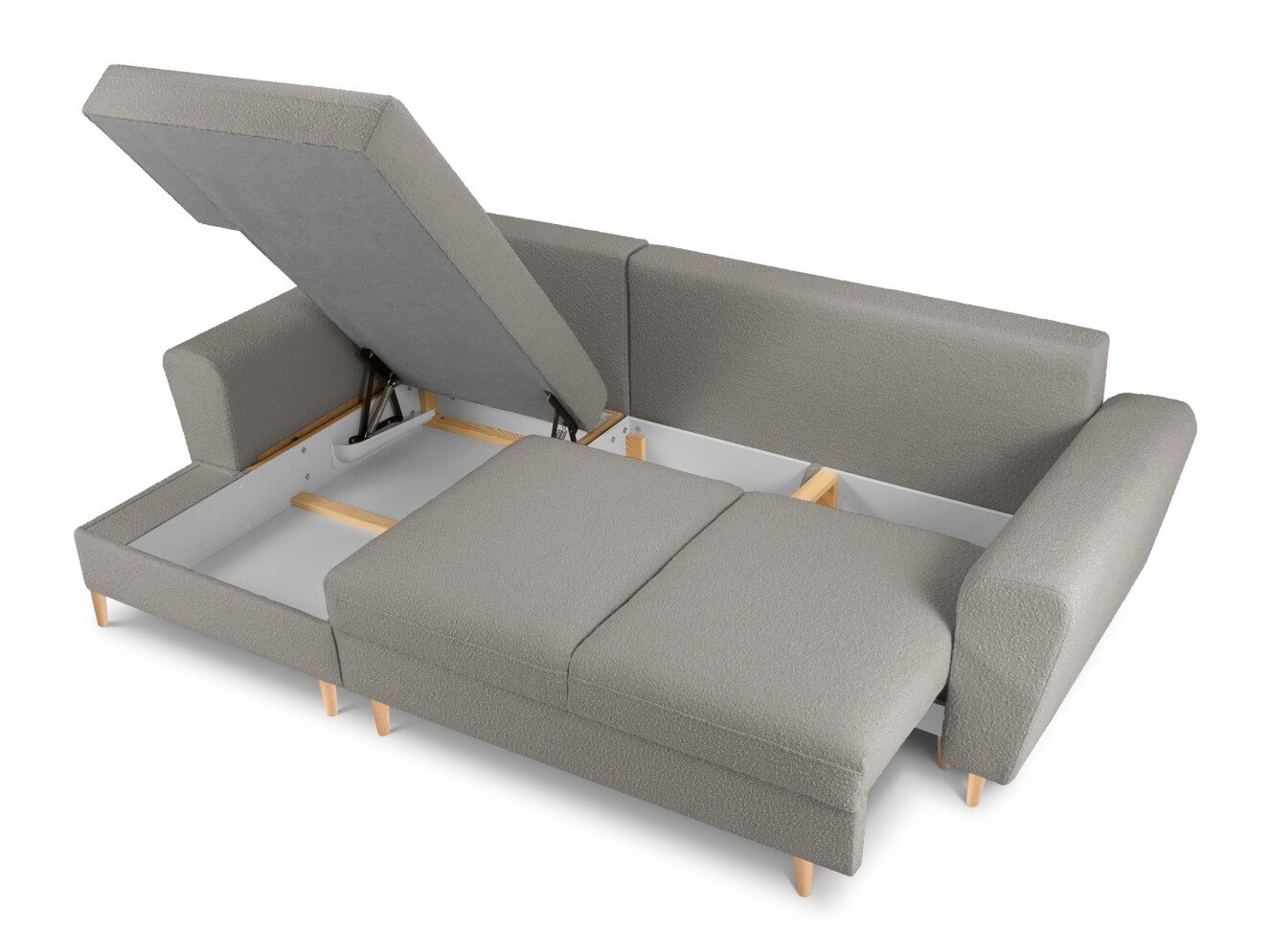 Ъглов диван Lomveso 110 (Ascot Taupe)
