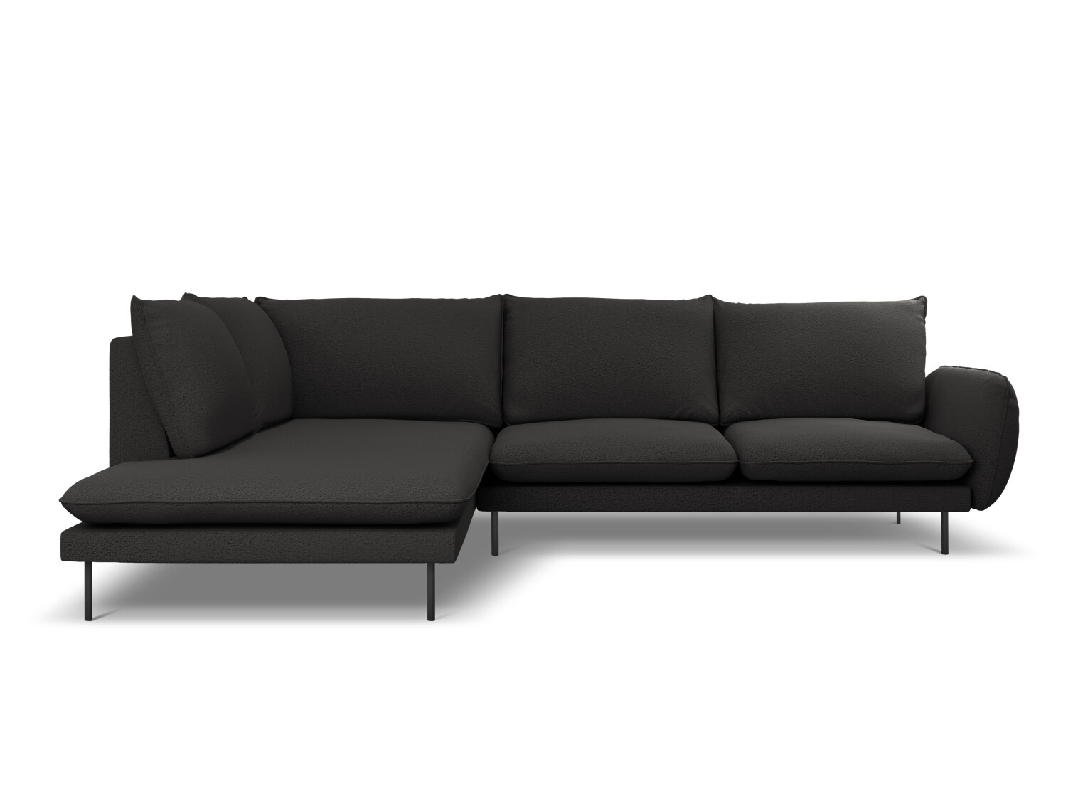 Ъглов диван Ferlevi 112 (Ascot Black)