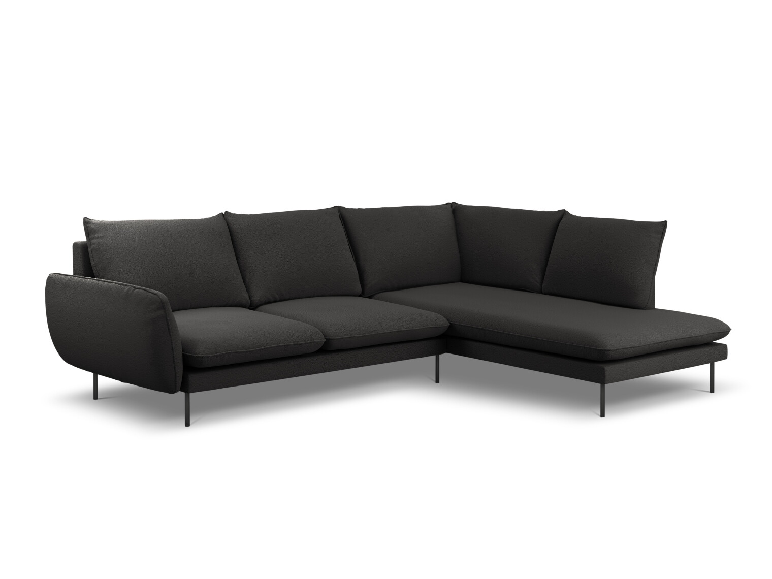 Ъглов диван Ferlevi 112 (Ascot Black)